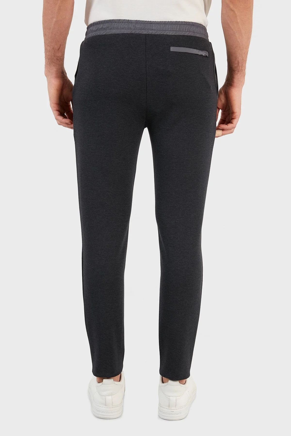 Exxe Pamuklu Belden Bağlamalı Cepli Jogger Erkek Pantolon 6143001 ANTRASİT - 5