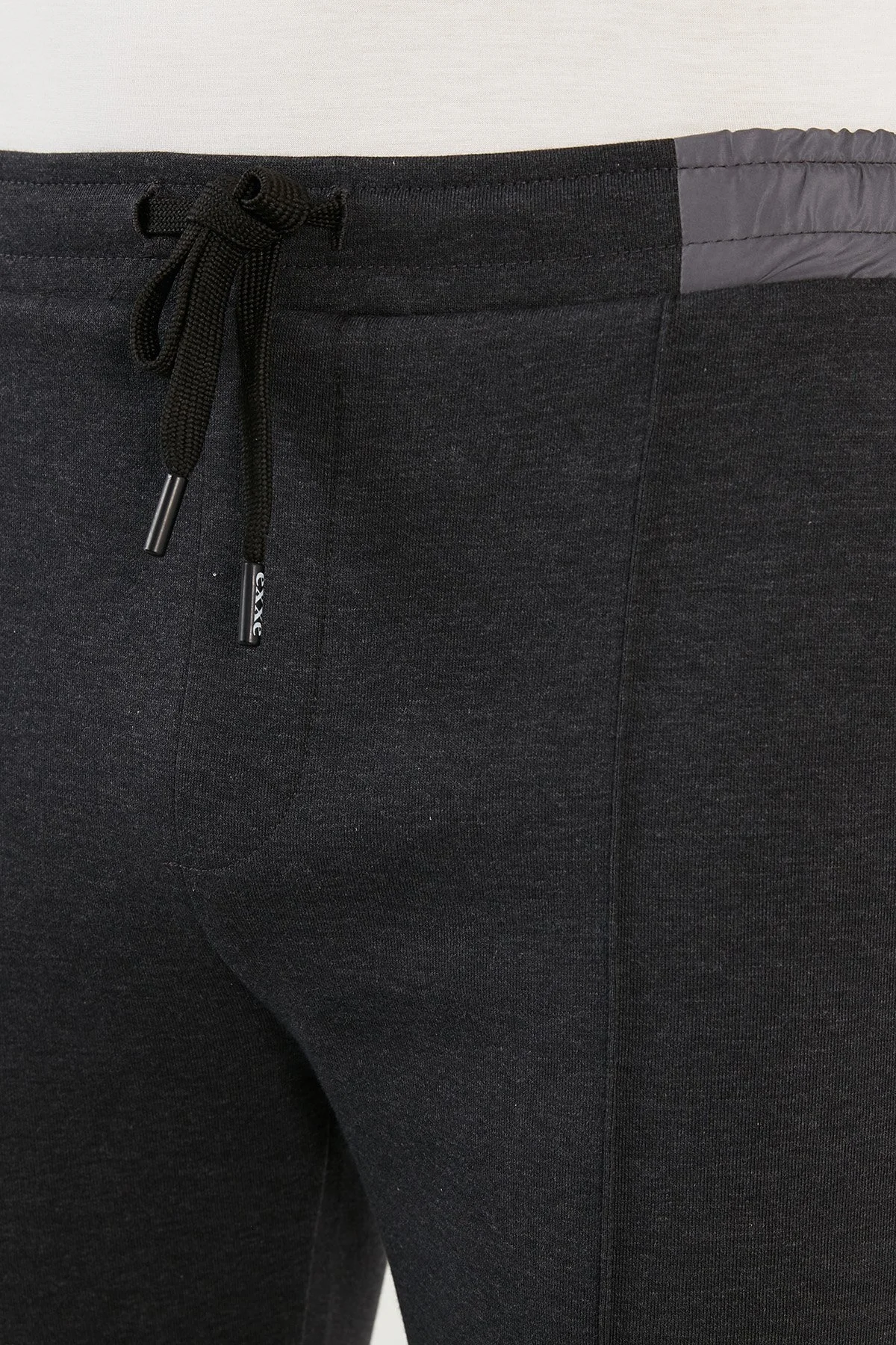 Exxe Pamuklu Belden Bağlamalı Cepli Jogger Erkek Pantolon 6143001 ANTRASİT - 6