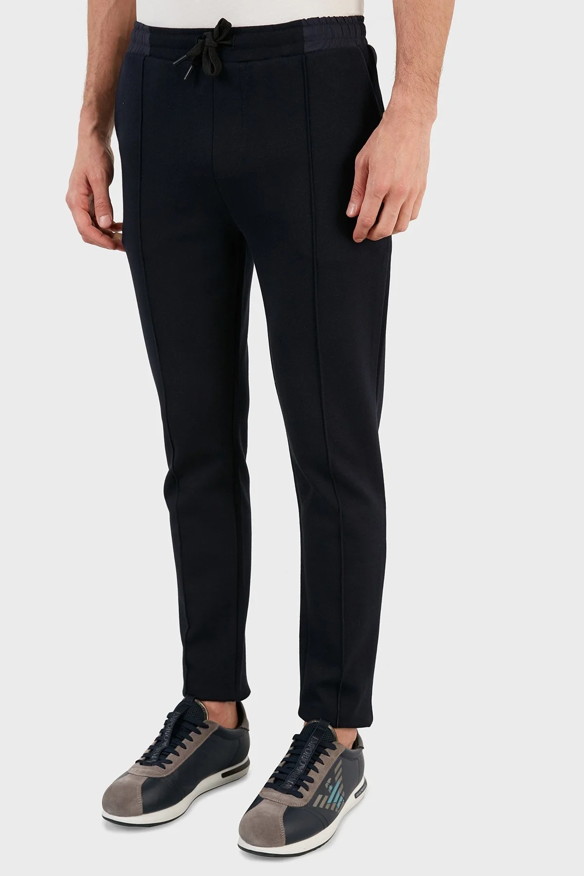 Exxe Pamuklu Belden Bağlamalı Cepli Jogger Erkek Pantolon 6143001 LACİVERT - 3