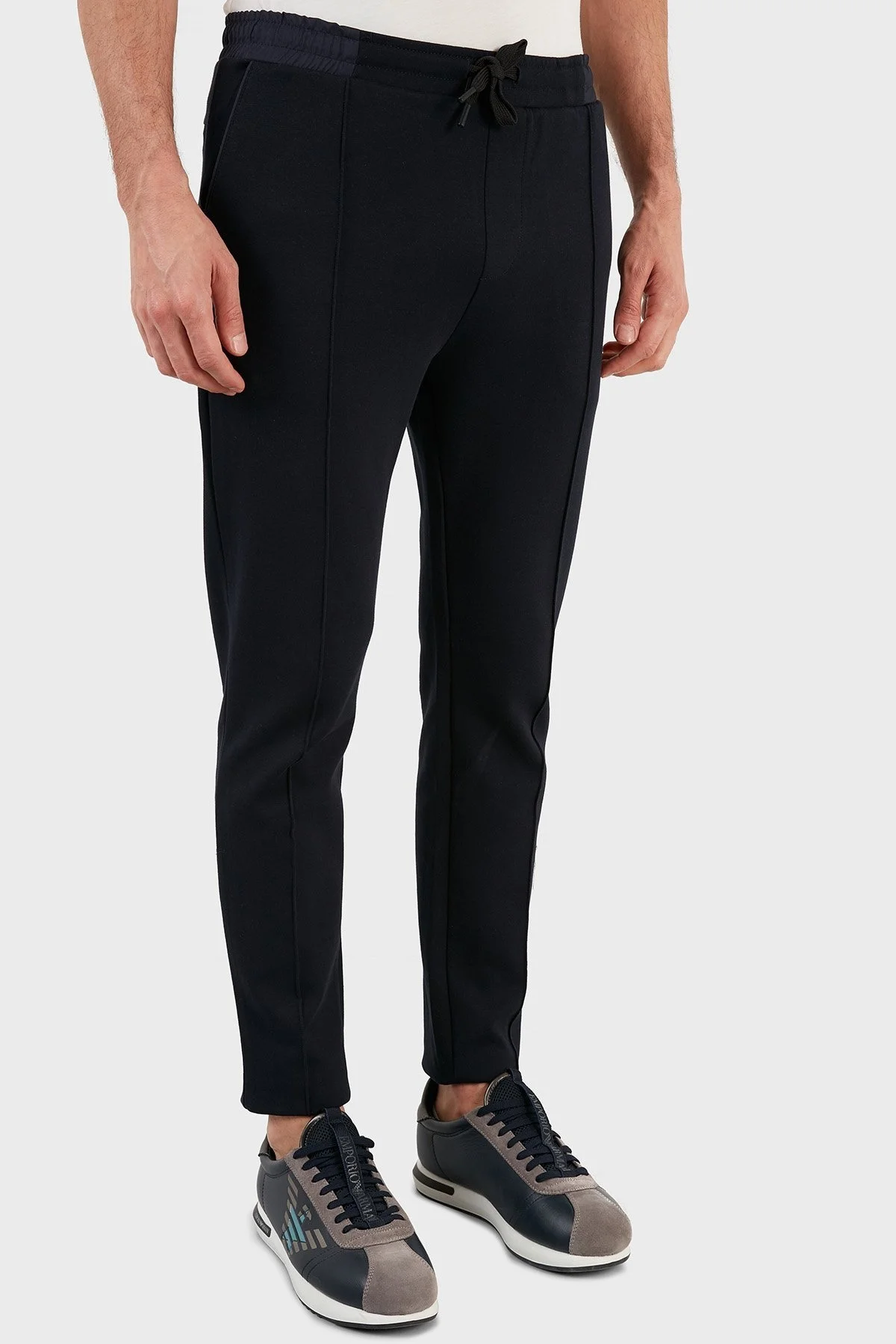 Exxe Pamuklu Belden Bağlamalı Cepli Jogger Erkek Pantolon 6143001 LACİVERT - 4