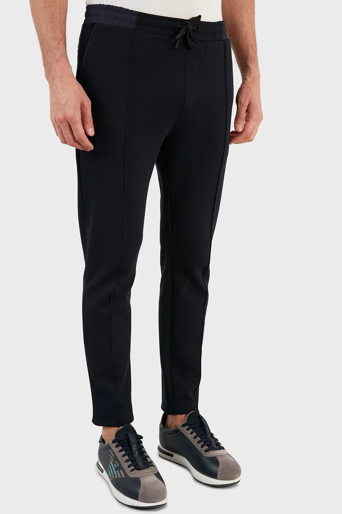 Exxe Pamuklu Belden Bağlamalı Cepli Jogger Erkek Pantolon 6143001 LACİVERT - 4