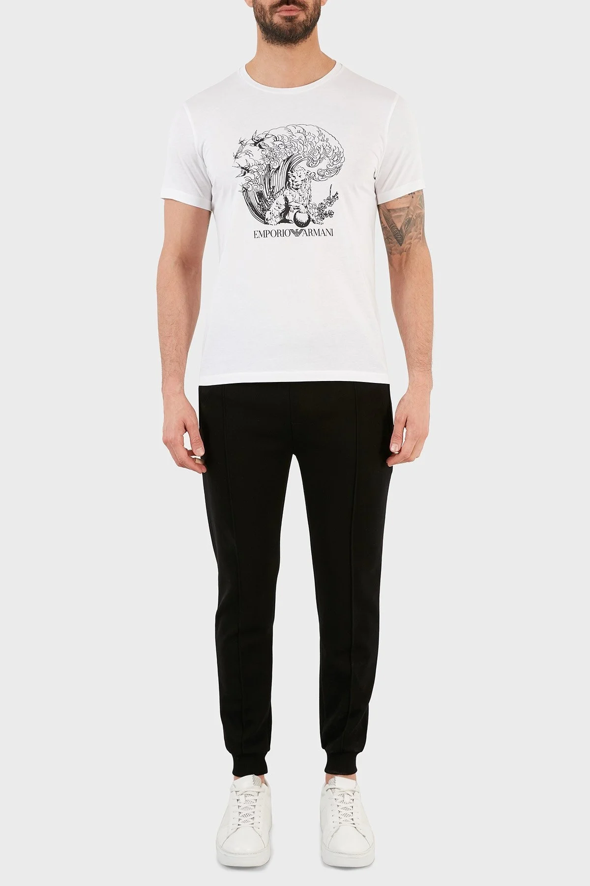 Exxe Pamuklu Belden Bağlamalı Cepli Jogger Erkek Pantolon 6143002 SİYAH - 5