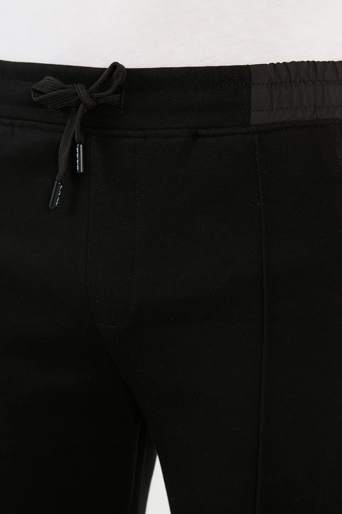 Exxe Pamuklu Belden Bağlamalı Cepli Jogger Erkek Pantolon 6143002 SİYAH - 6