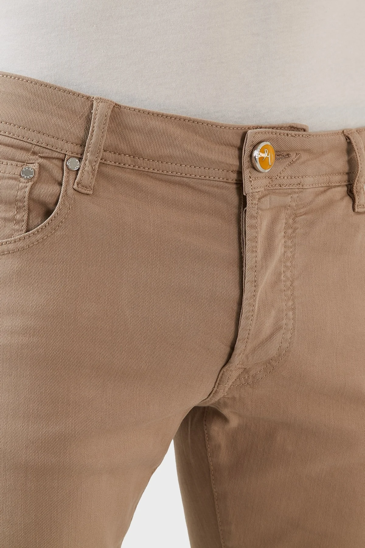 Exxe Pamuklu Normal Bel Slim Fit Jeans Erkek Kot Pantolon 629J018003 BEJ - 5