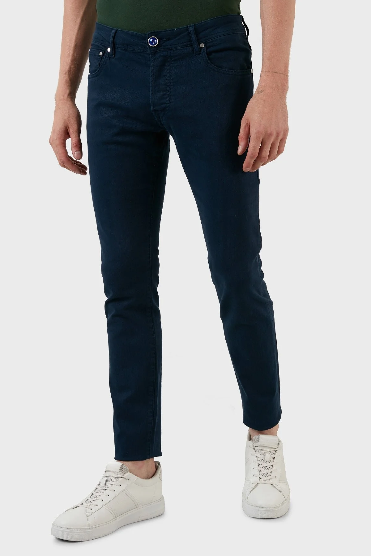 Exxe Pamuklu Normal Bel Slim Fit Jeans Erkek Kot Pantolon 629J018004 LACİVERT - 1