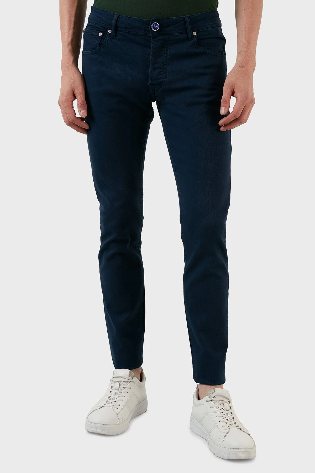 Exxe Pamuklu Normal Bel Slim Fit Jeans Erkek Kot Pantolon 629J018004 LACİVERT - 5
