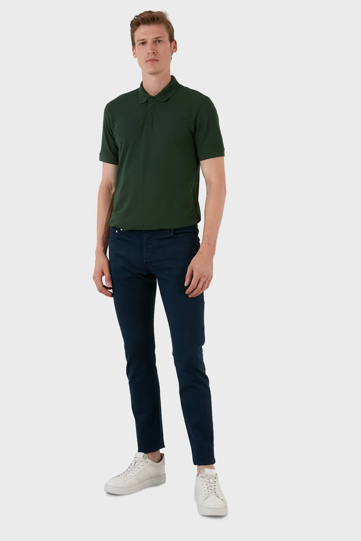 Exxe Pamuklu Normal Bel Slim Fit Jeans Erkek Kot Pantolon 629J018004 LACİVERT - 6