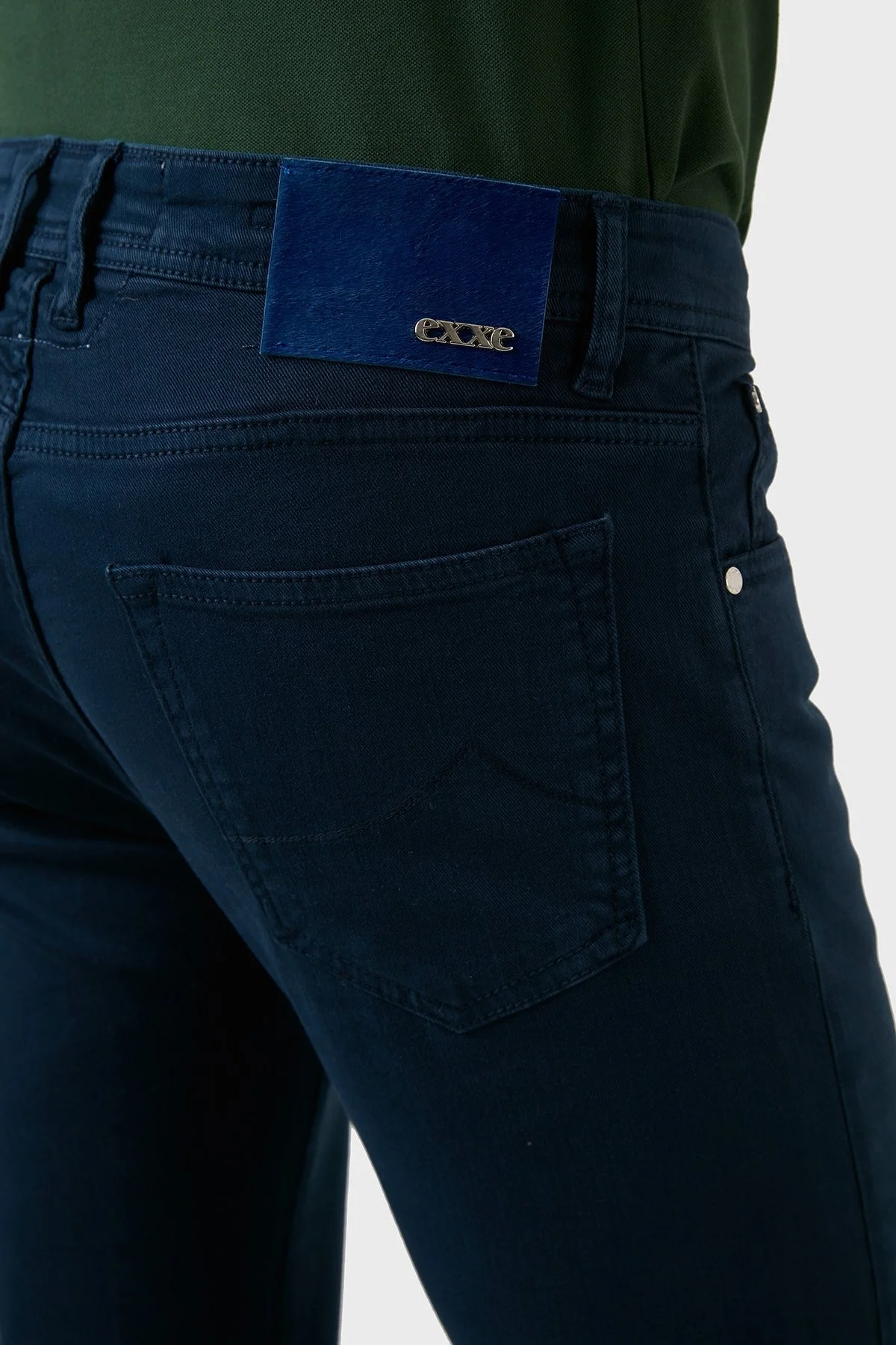 Exxe Pamuklu Normal Bel Slim Fit Jeans Erkek Kot Pantolon 629J018004 LACİVERT - 8