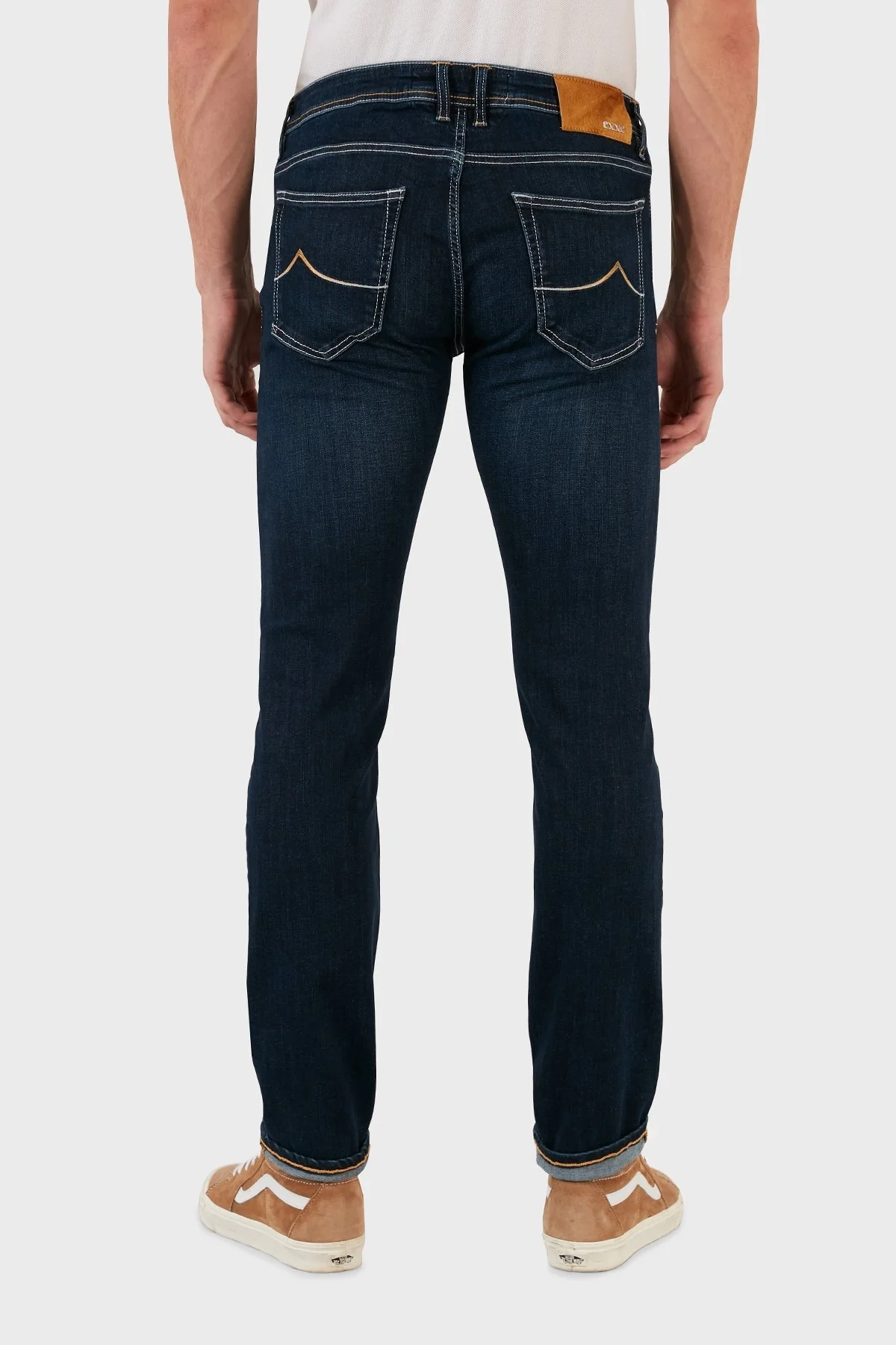 Exxe Pamuklu Normal Bel Slim Fit Jeans Erkek Kot Pantolon 629J018005 LACİVERT - 6