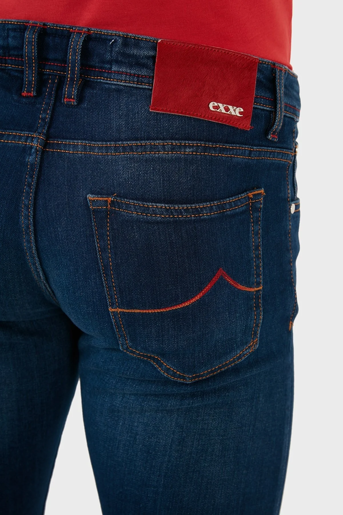 Exxe Pamuklu Normal Bel Slim Fit Jeans Erkek Kot Pantolon 629J018007 MAVİ - 7