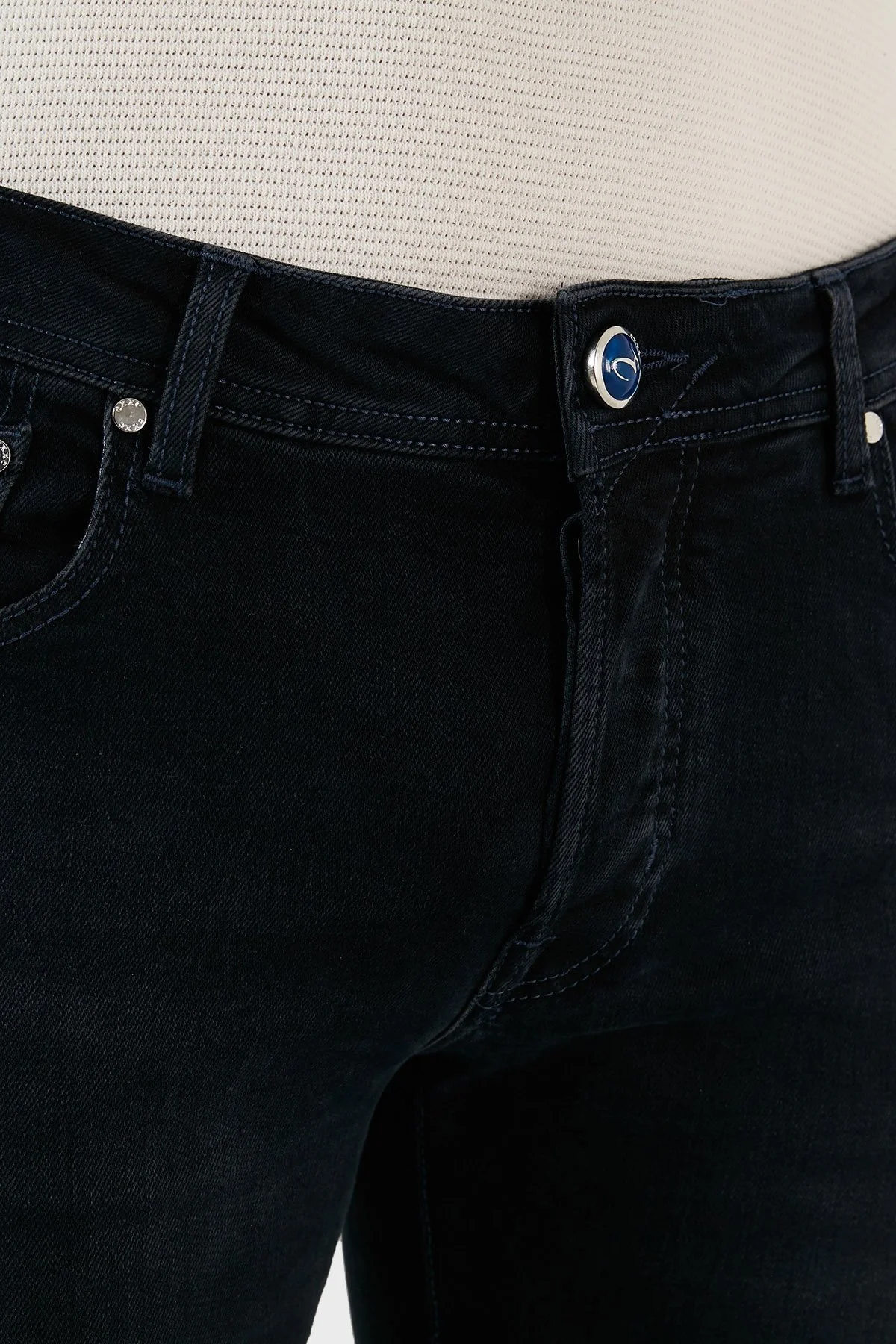 Exxe Pamuklu Normal Bel Slim Fit Jeans Erkek Kot Pantolon 629J018008 LACİVERT - 5