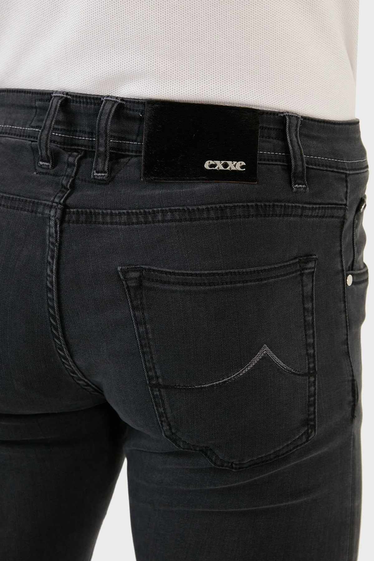 Exxe Pamuklu Normal Bel Slim Fit Jeans Erkek Kot Pantolon 629J018009 ANTRASİT - 7