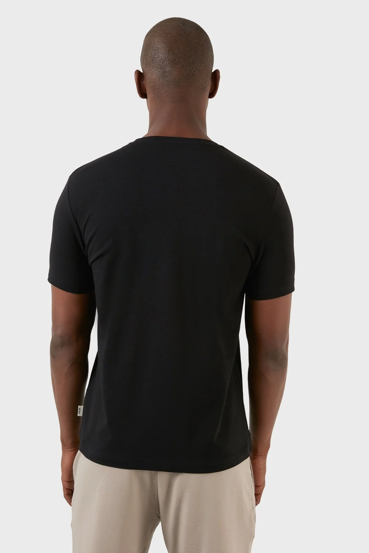 Exxe Pamuklu Regular Fit Bisiklet Yaka Basic Erkek T Shirt EXXEMODJ000B SİYAH - 6