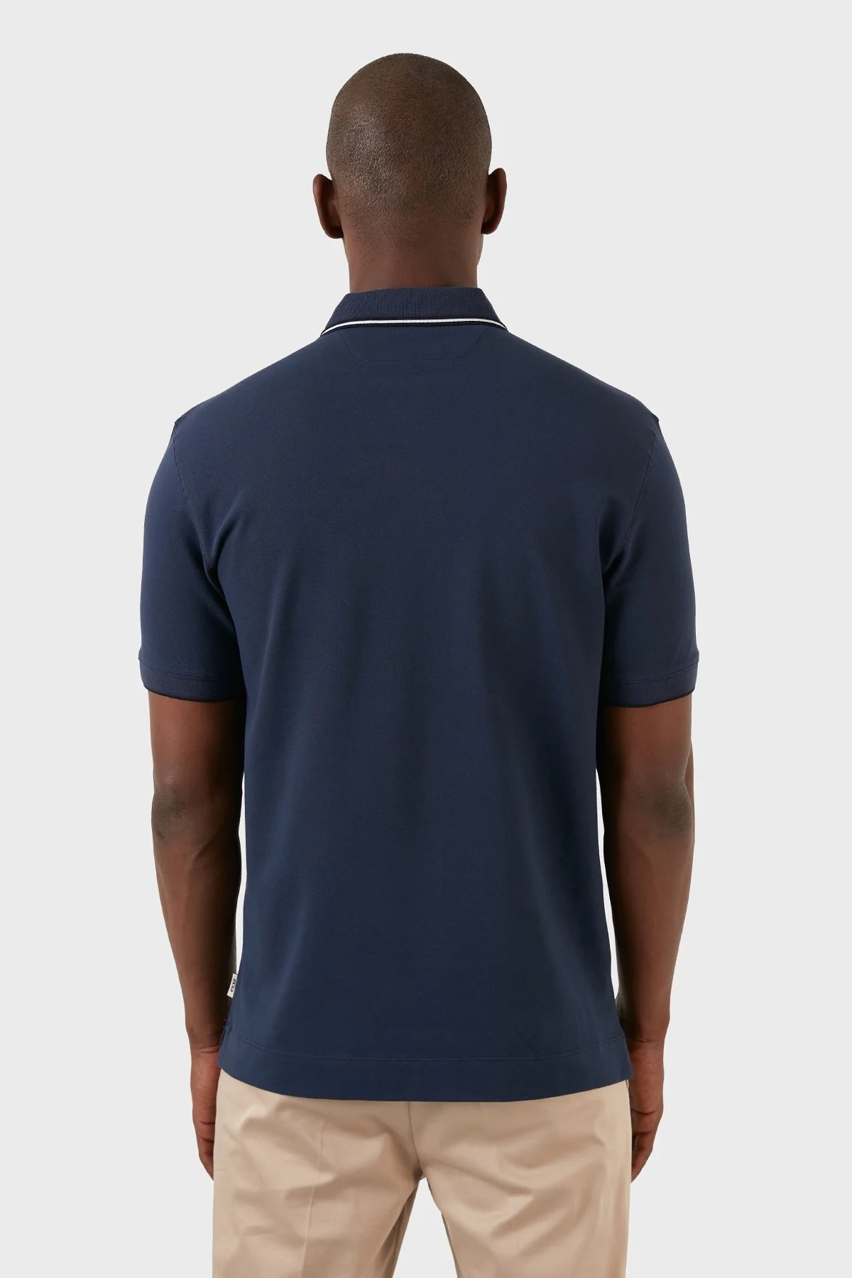 Exxe Pamuklu Regular Fit Düğmeli T Shirt Erkek Polo EX661 İNDİGO - 5