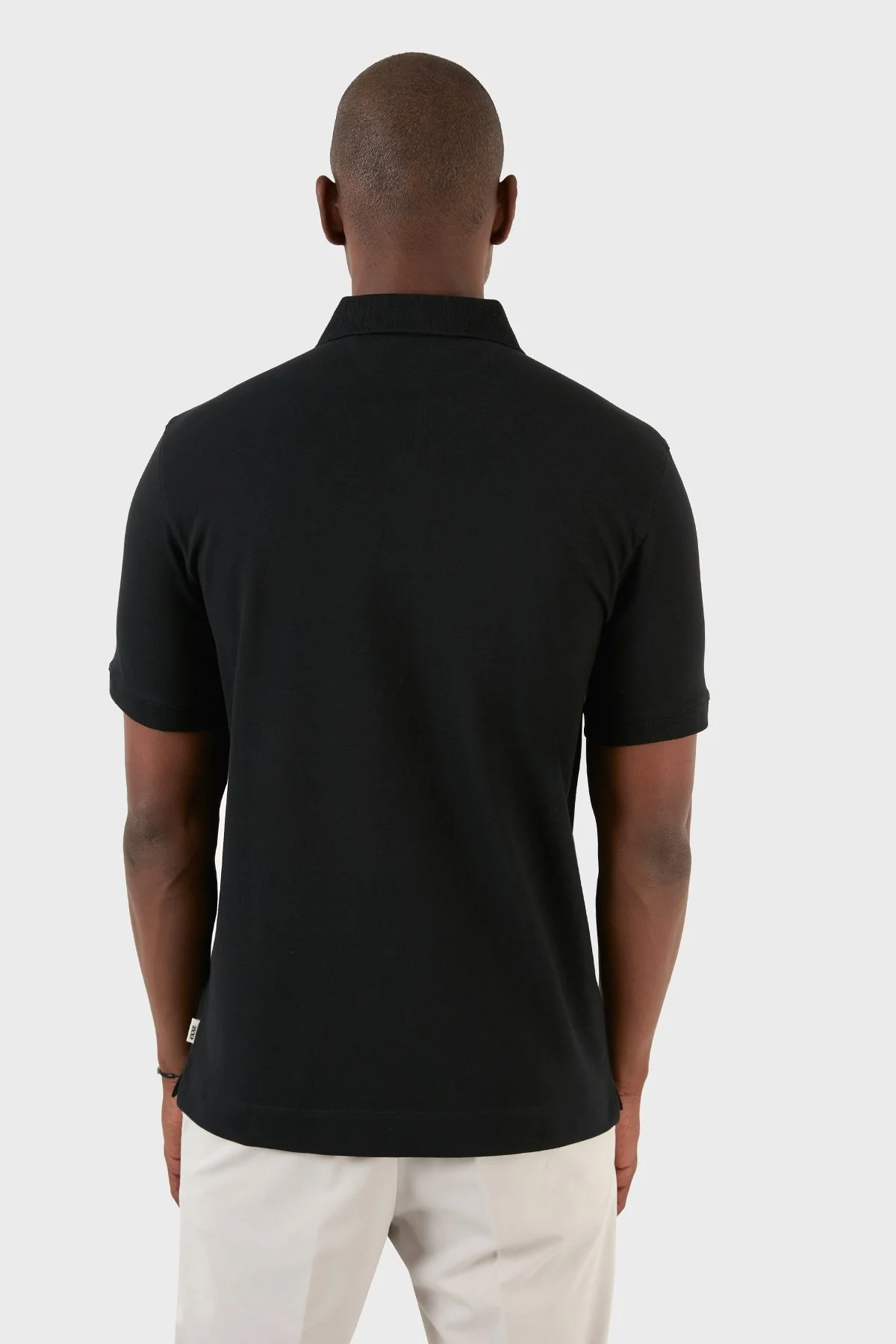 Exxe Pamuklu Regular Fit Düğmeli T Shirt Erkek Polo EX661D SİYAH - 6