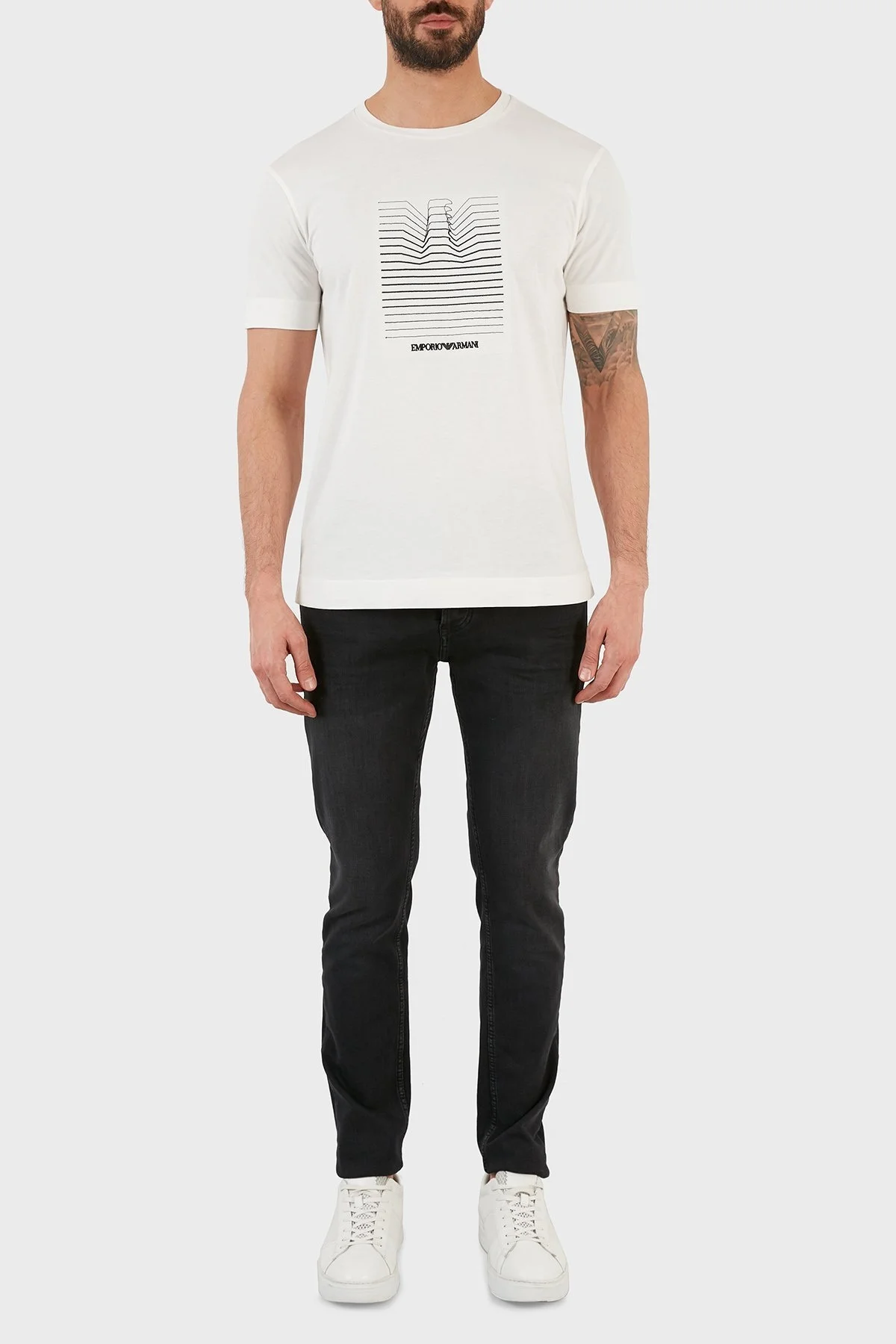 Exxe Pamuklu Skinny Fit Dar Paça Jeans Erkek Kot Pantolon EX1002K002BARTEZ SİYAH - 1