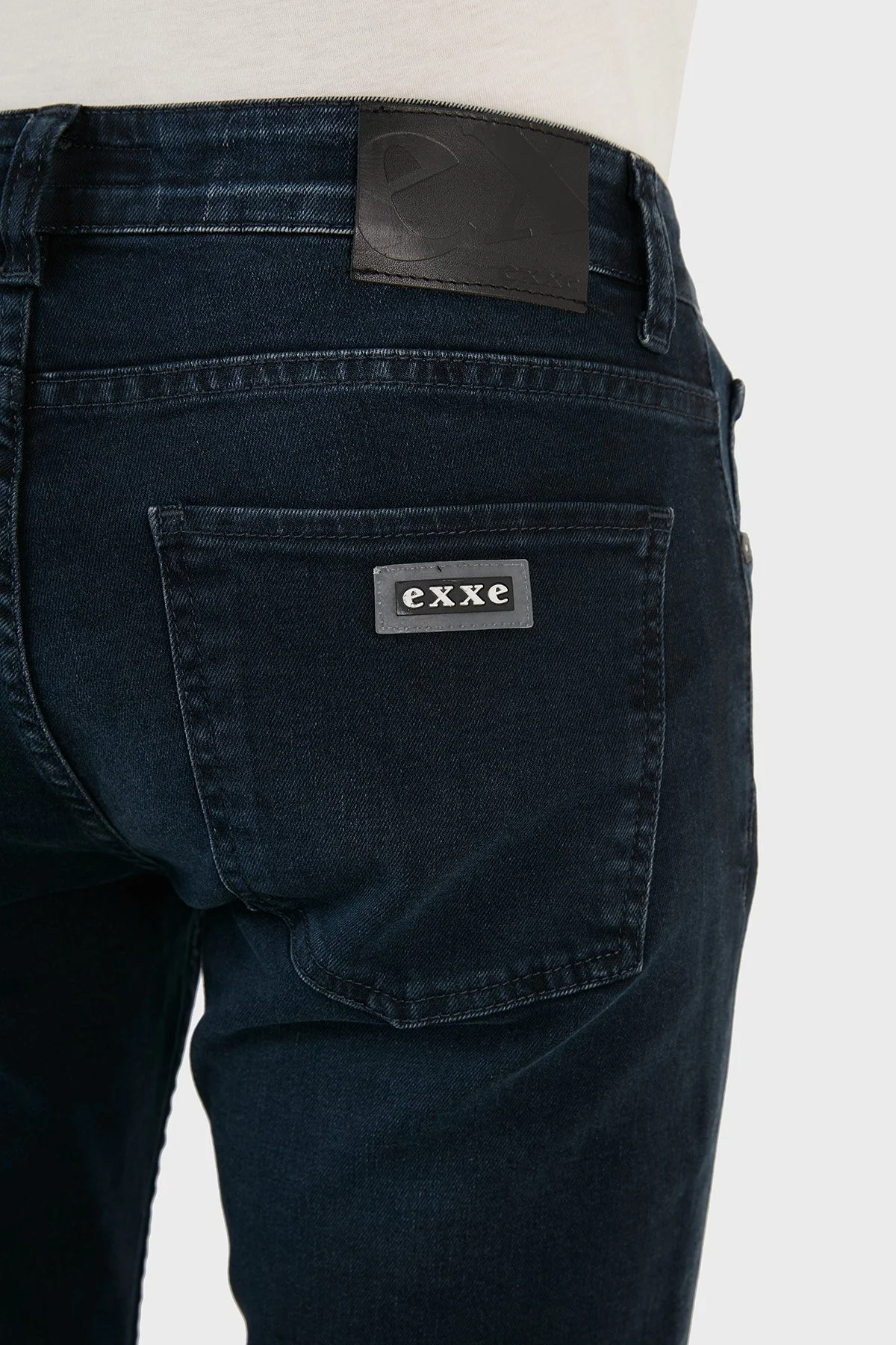 Exxe Pamuklu Skinny Fit Dar Paça Jeans Erkek Kot Pantolon EX1002K007BARTEZ SİYAH - 6