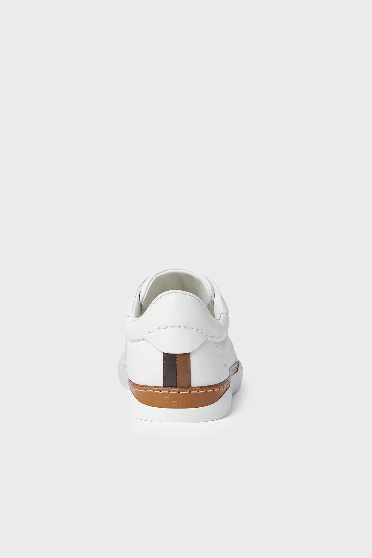 Fendi Deri Sneaker Erkek Ayakkabı 7E1937 A2C9 F1XIF Beyaz - 3