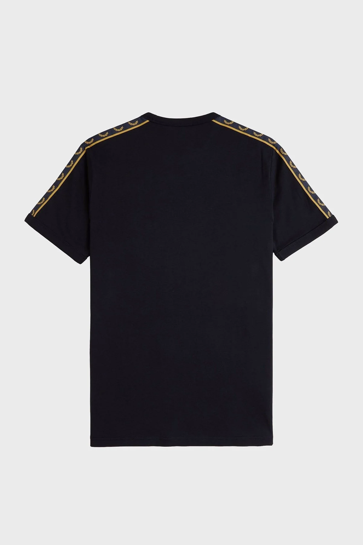 Fred Perry % 100 Pamuk Logo Baskılı Regular Fit Bisiklet Yaka Erkek T Shirt M4613 W75 LACİVERT - 14