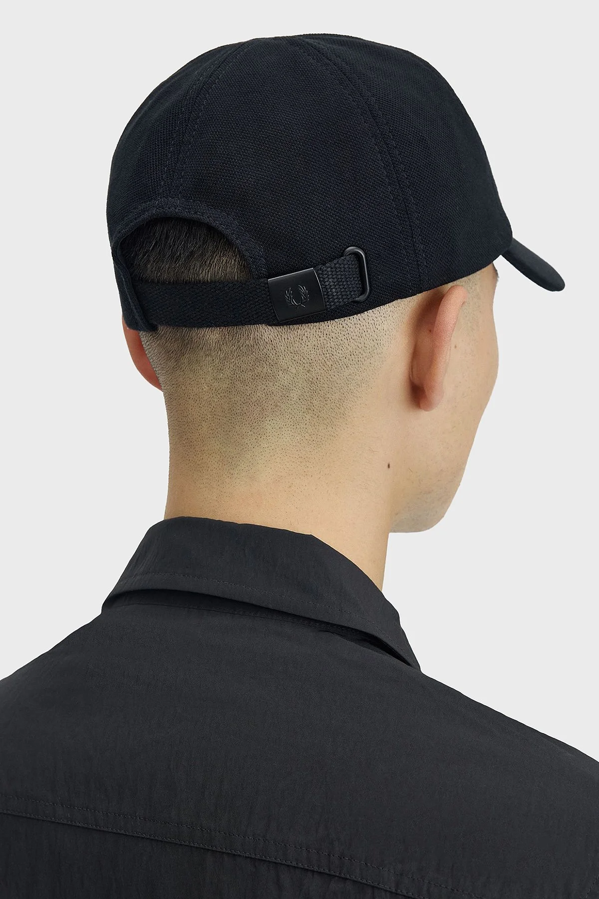 Fred Perry % 100 Pamuk Logolu Unisex Şapka HW6726 843 SİYAH - 6