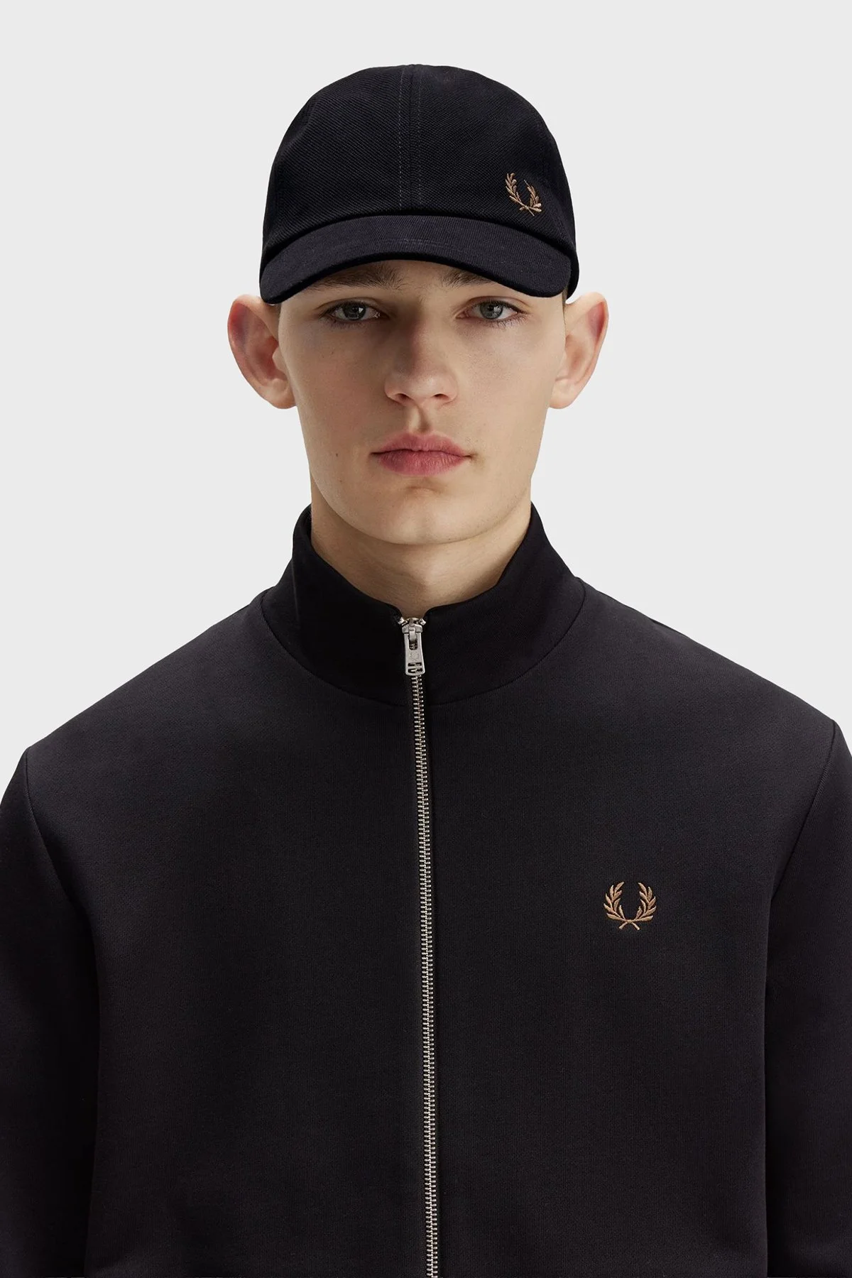 Fred Perry % 100 Pamuk Logolu Unisex Şapka HW6726 S77 SİYAH - 2