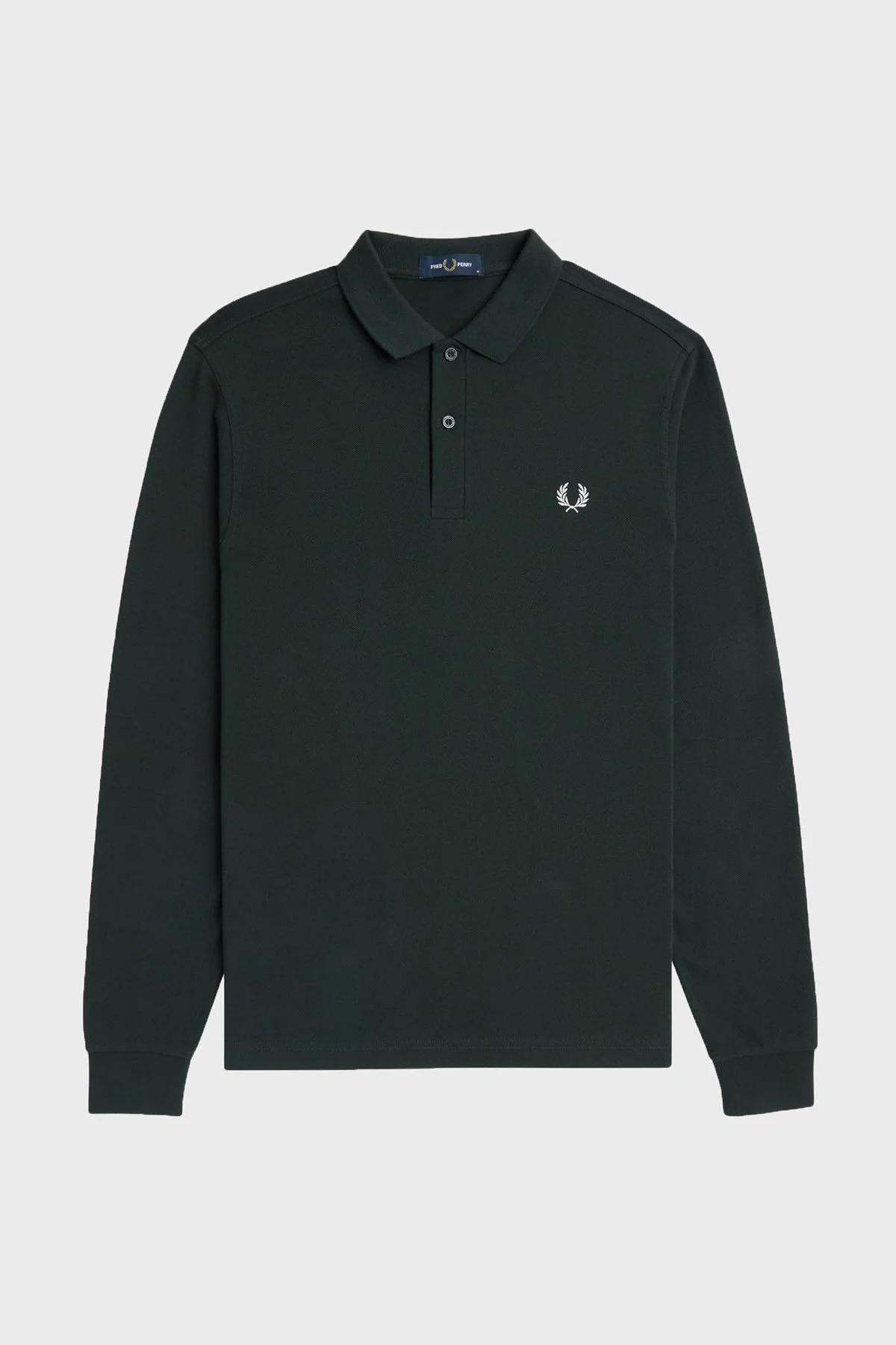 Fred Perry % 100 Pamuk Regular Fit Düğmeli Erkek Polo Yaka Sweat M6006 T50 HAKİ - 1