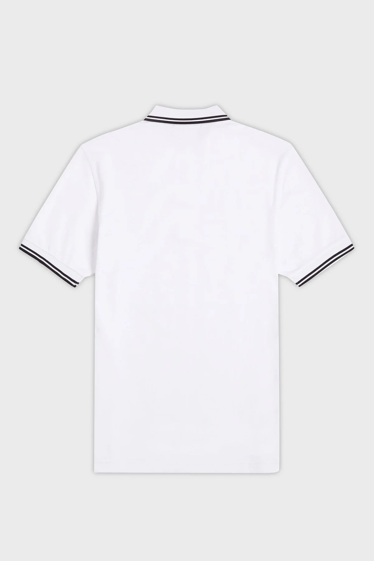 Fred Perry % 100 Pamuk Regular Fit Şerit Detaylı Düğmeli Erkek Polo Yaka T Shirt M3600 200 BEYAZ - 13