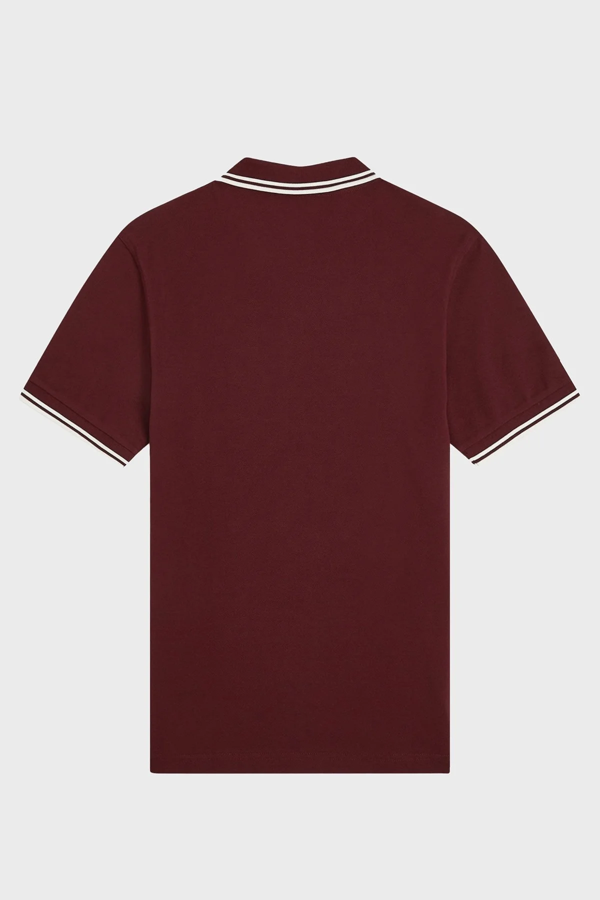 Fred Perry % 100 Pamuk Regular Fit Şerit Detaylı Düğmeli Erkek Polo Yaka T Shirt M3600 597 BORDO - 12