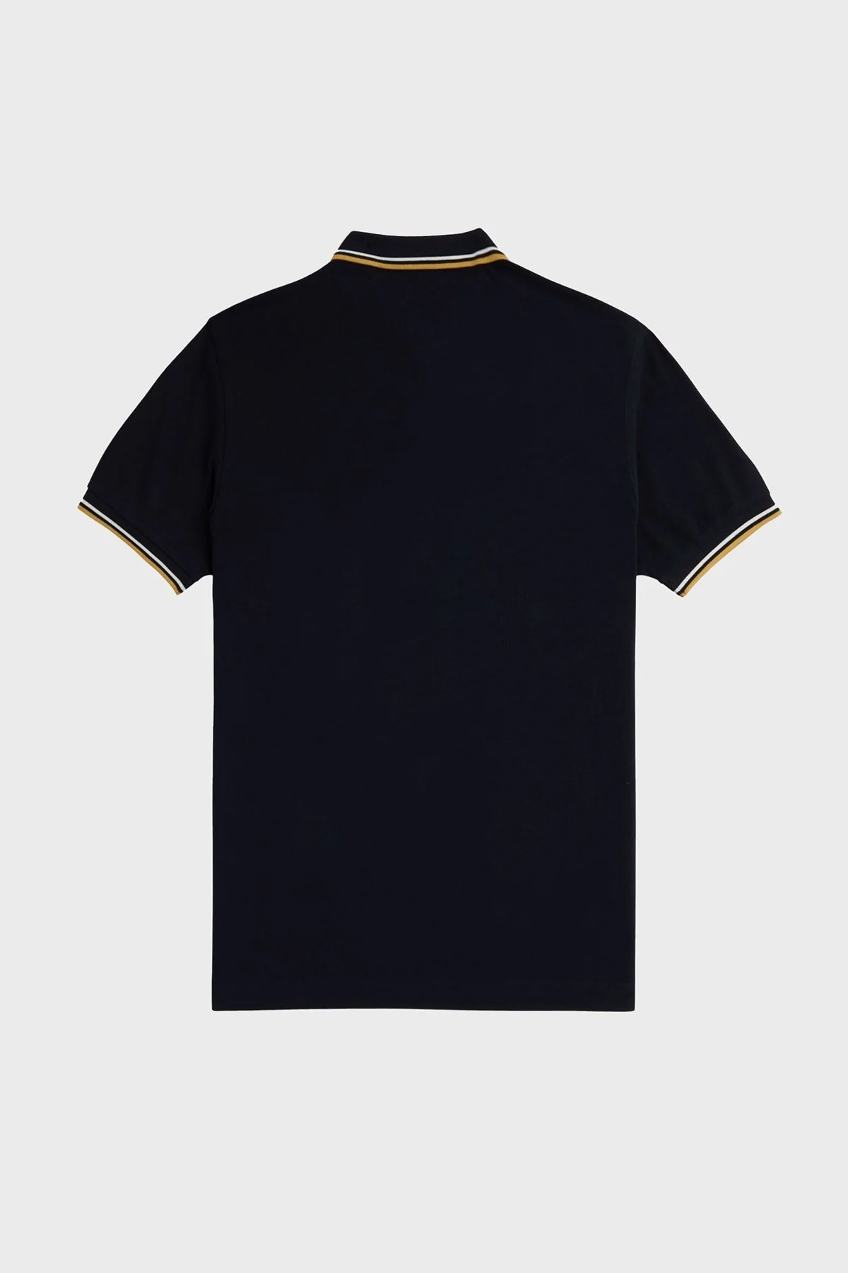 Fred Perry % 100 Pamuk Regular Fit Şerit Detaylı Düğmeli Erkek Polo Yaka T Shirt M3600 W53 LACİVERT - 6