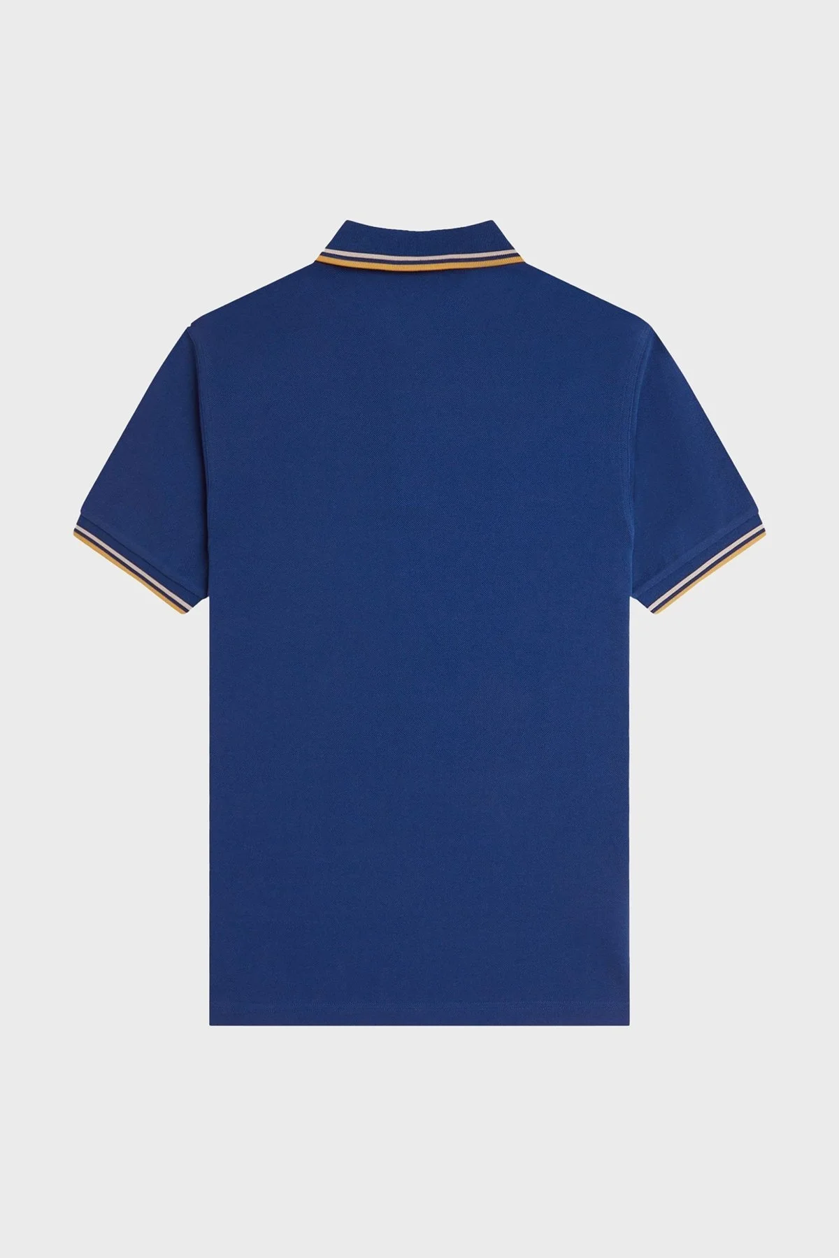 Fred Perry % 100 Pamuk Regular Fit Şerit Detaylı Düğmeli Erkek Polo Yaka T Shirt M3600 Y28 MAVİ - 10