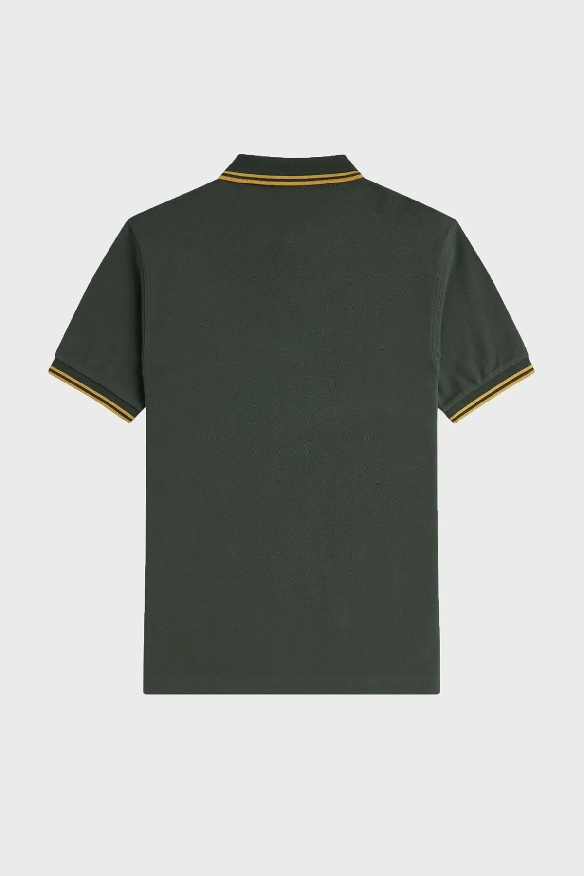 Fred Perry % 100 Pamuk Regular Fit Şerit Detaylı Düğmeli Erkek Polo Yaka T Shirt M3600 Y22 YEŞİL - 14
