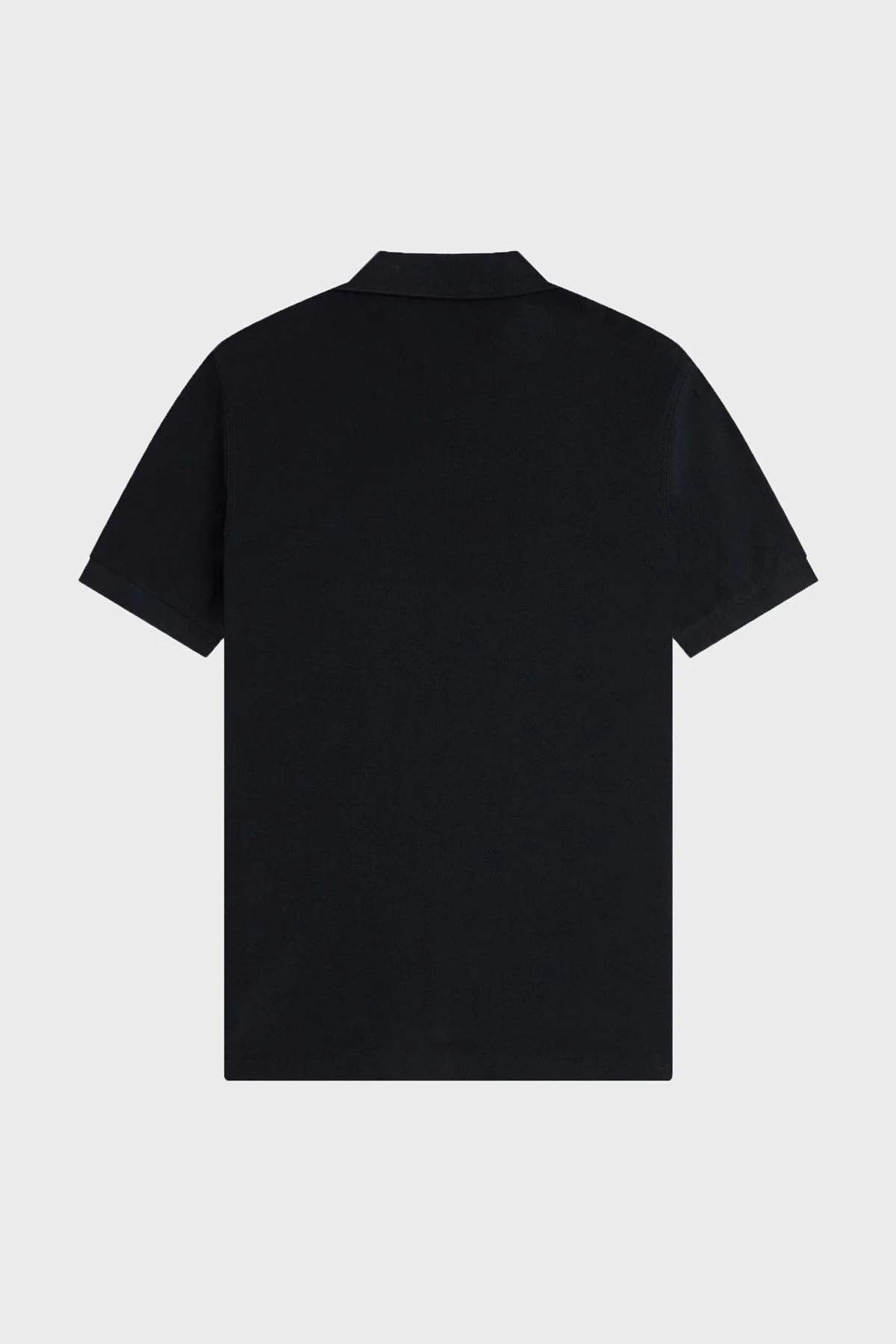 Fred Perry % 100 Pamuk Regular Fit Şerit Detaylı Yarım Fermuarlı Erkek Polo M2443 90A SİYAH - 7