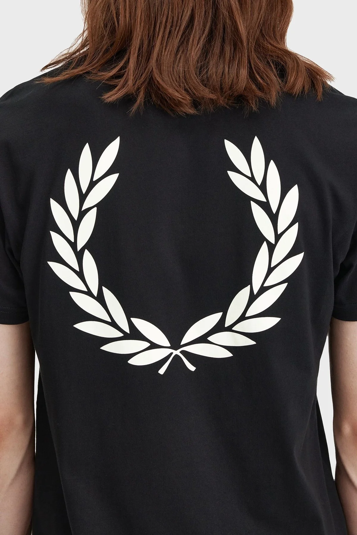 Fred Perry Baskılı % 100 Pamuk Regular Fit Bisiklet Yaka Erkek T Shirt M7784 102 SİYAH - 12