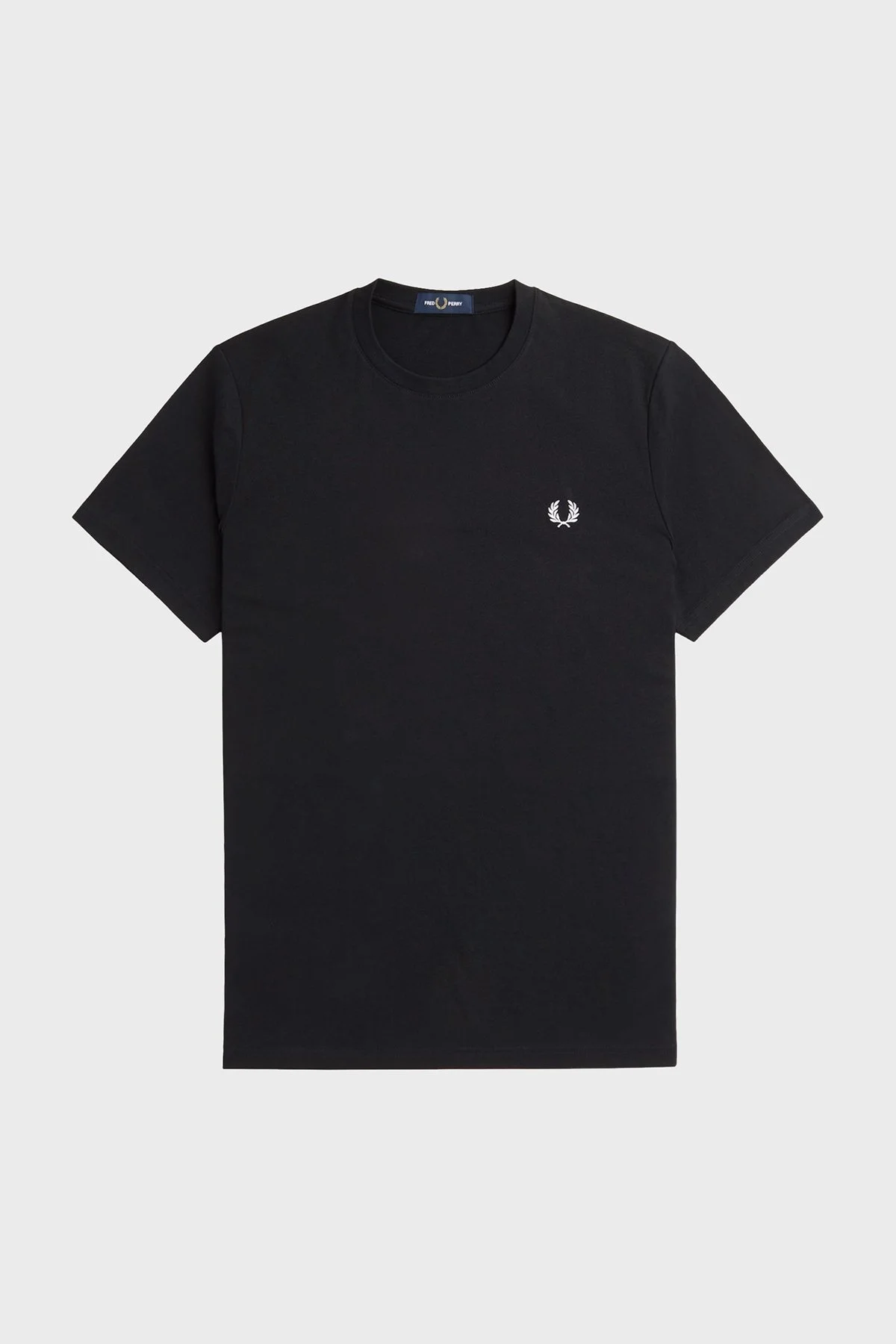Fred Perry Baskılı % 100 Pamuk Regular Fit Bisiklet Yaka Erkek T Shirt M7784 102 SİYAH - 13