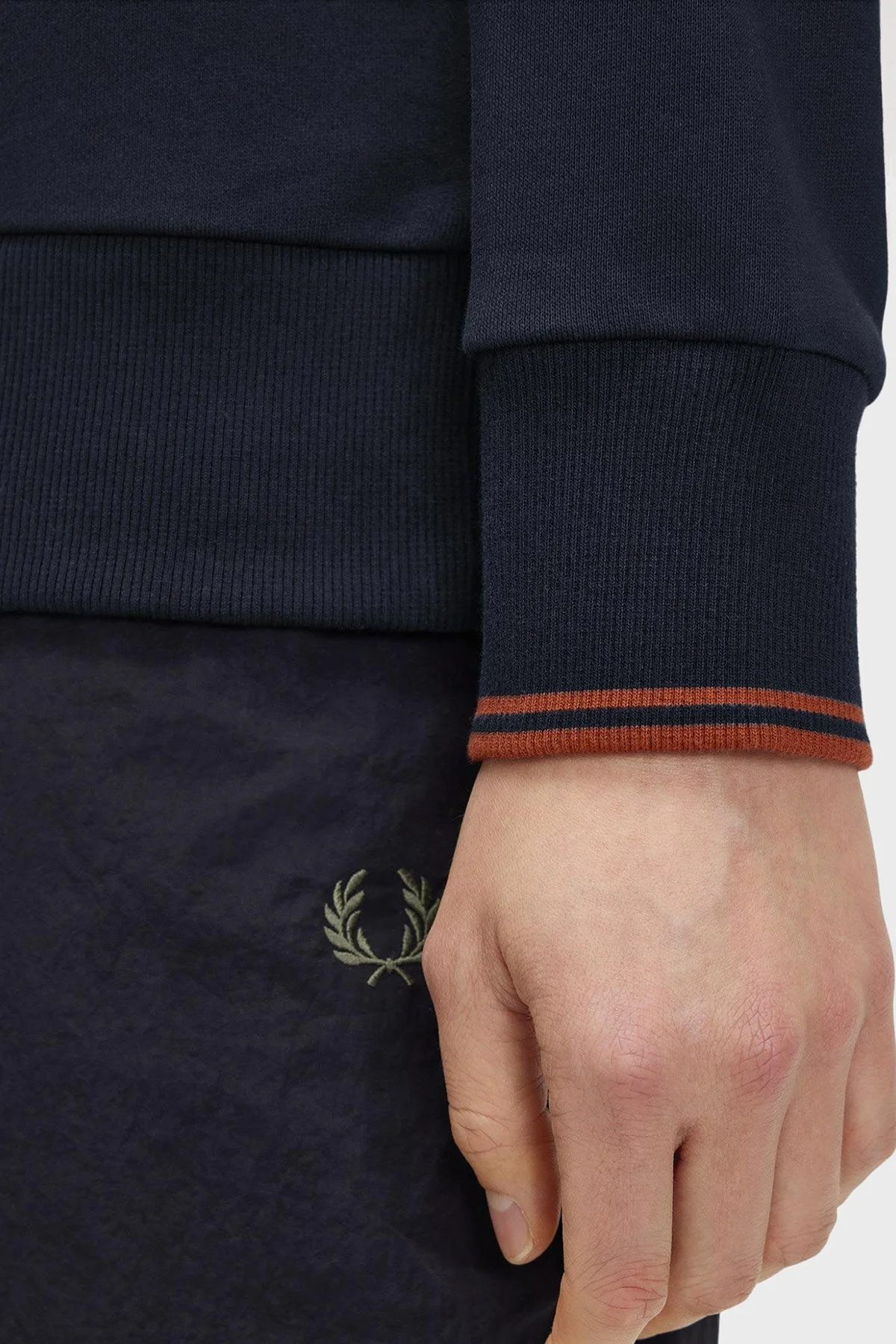 Fred Perry Erkek Sweat M2426 608 Lacivert - 3