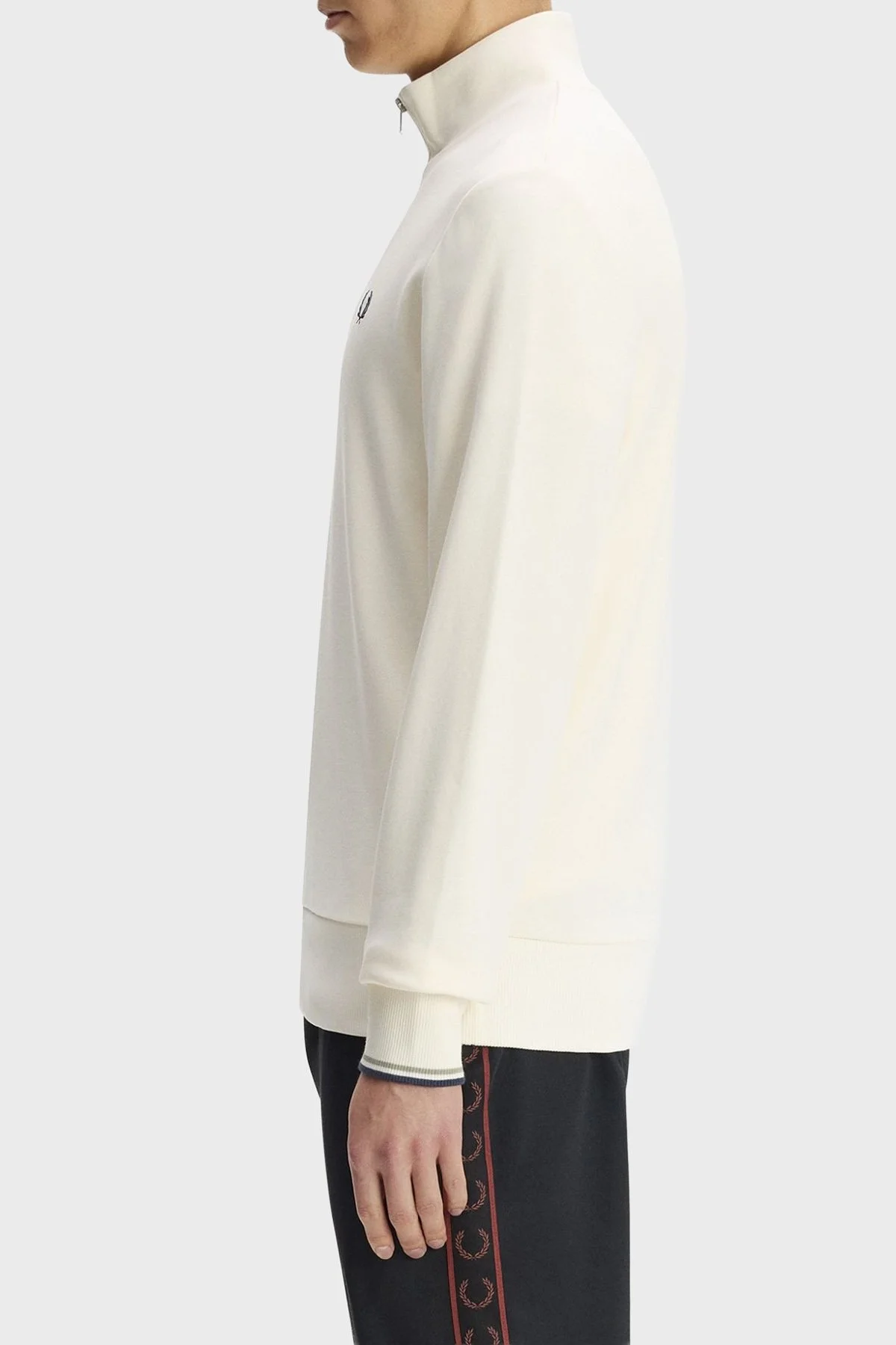 Fred Perry Erkek Sweat M3574 68C Ekru - 4