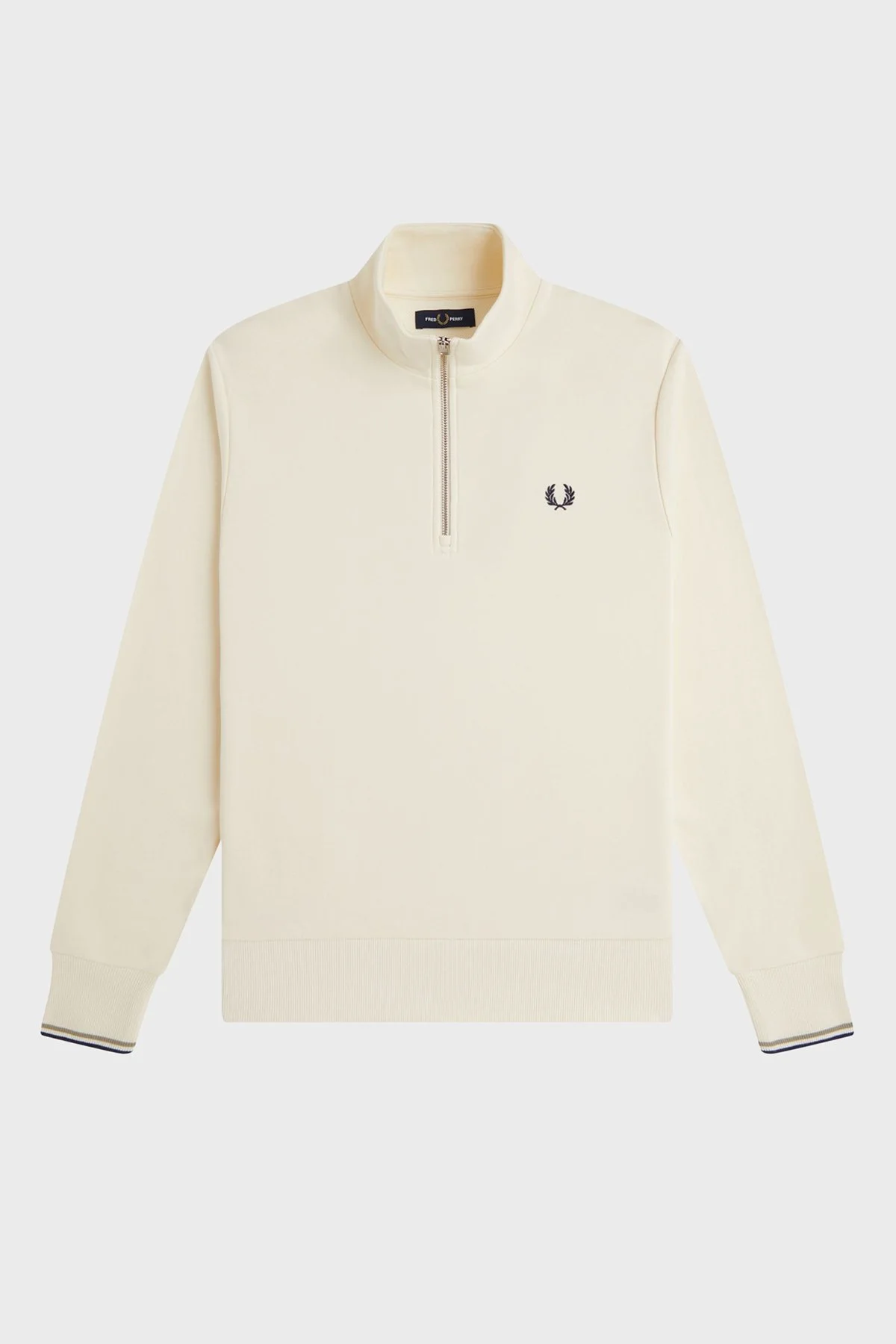 Fred Perry Erkek Sweat M3574 68C Ekru - 5