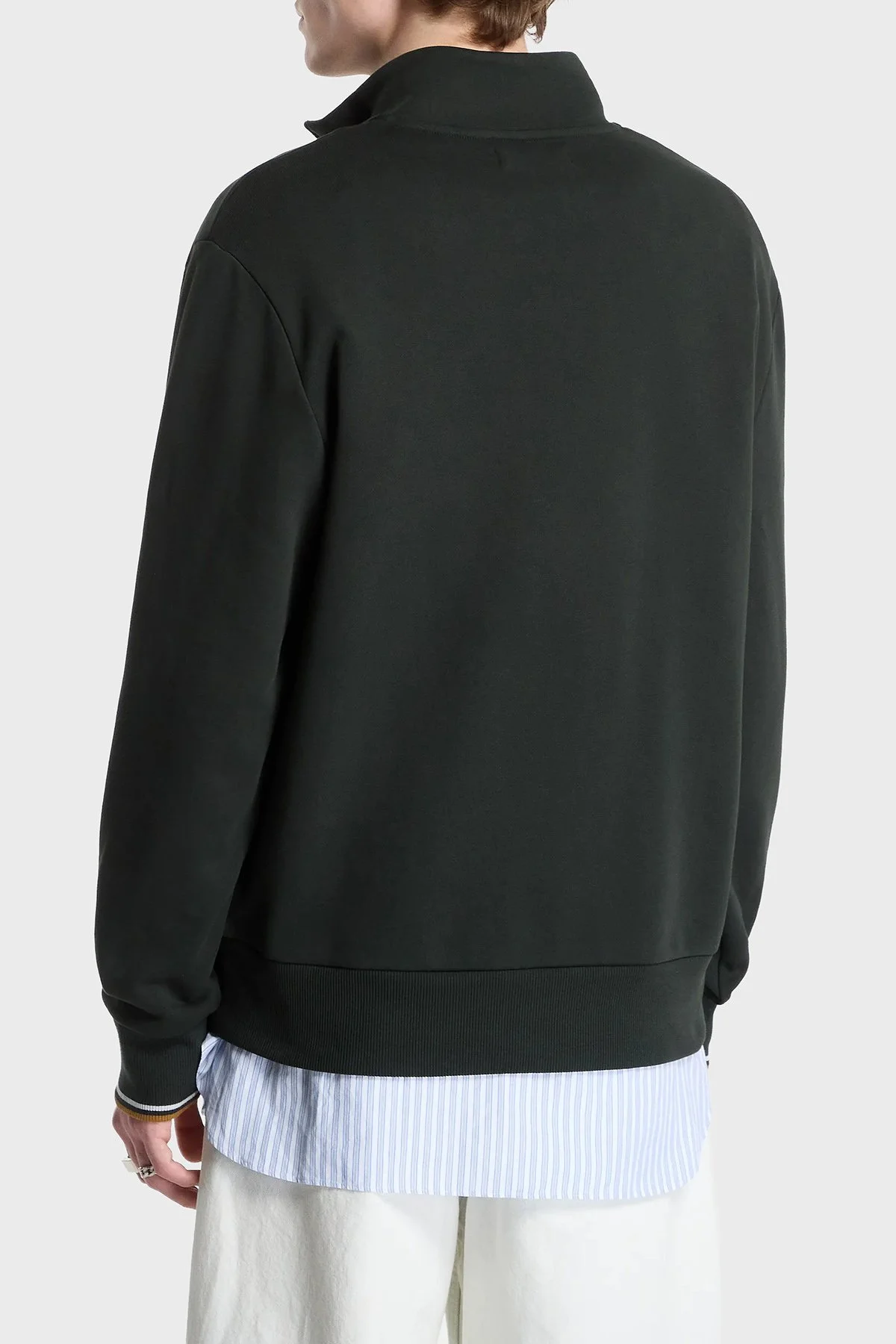 Fred Perry Erkek Sweat M3574 78C Koyu yeşil - 3