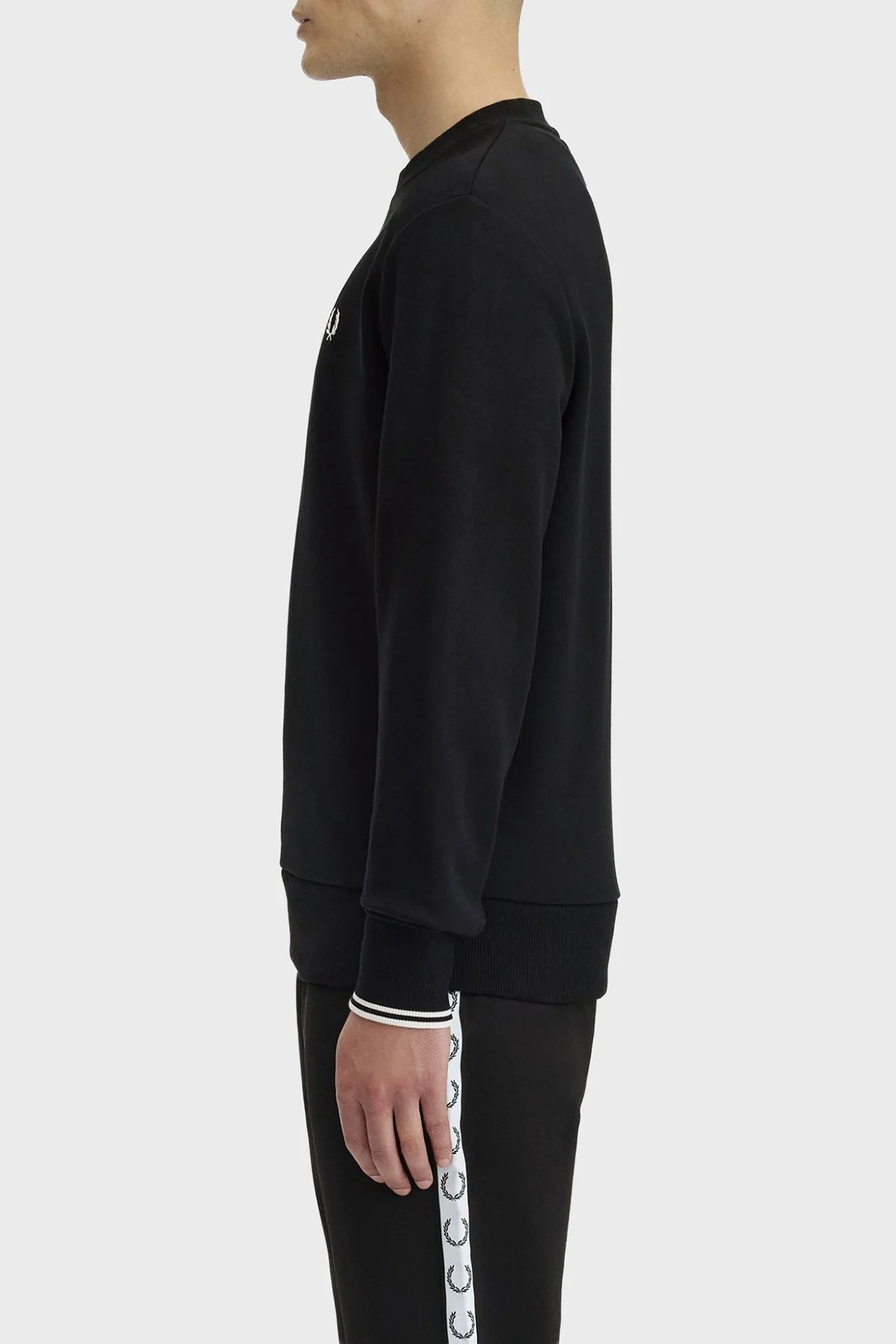 Fred Perry Erkek Sweat M7535 184 Siyah - 3