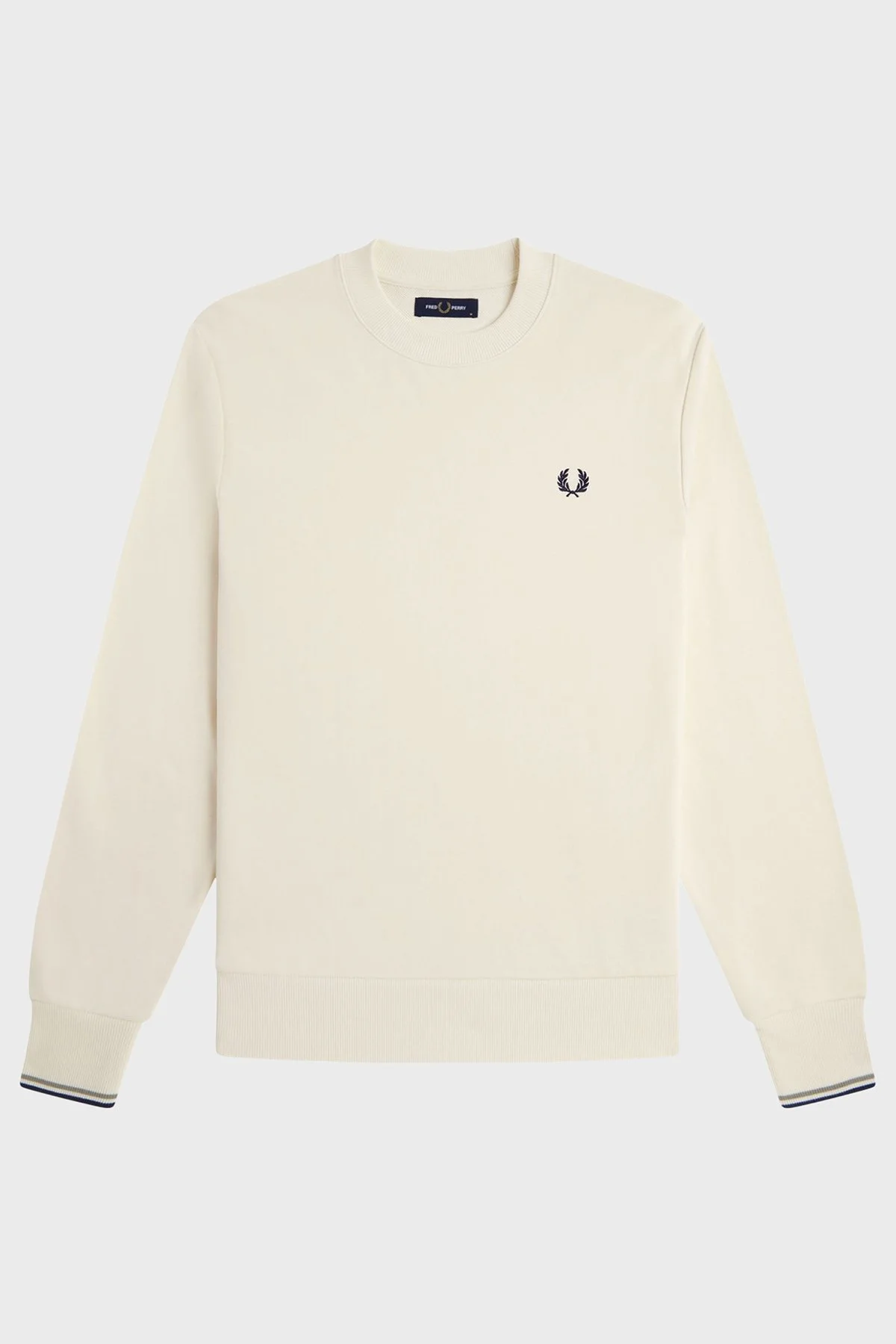 Fred Perry Erkek Sweat M7535 68C Ekru - 5