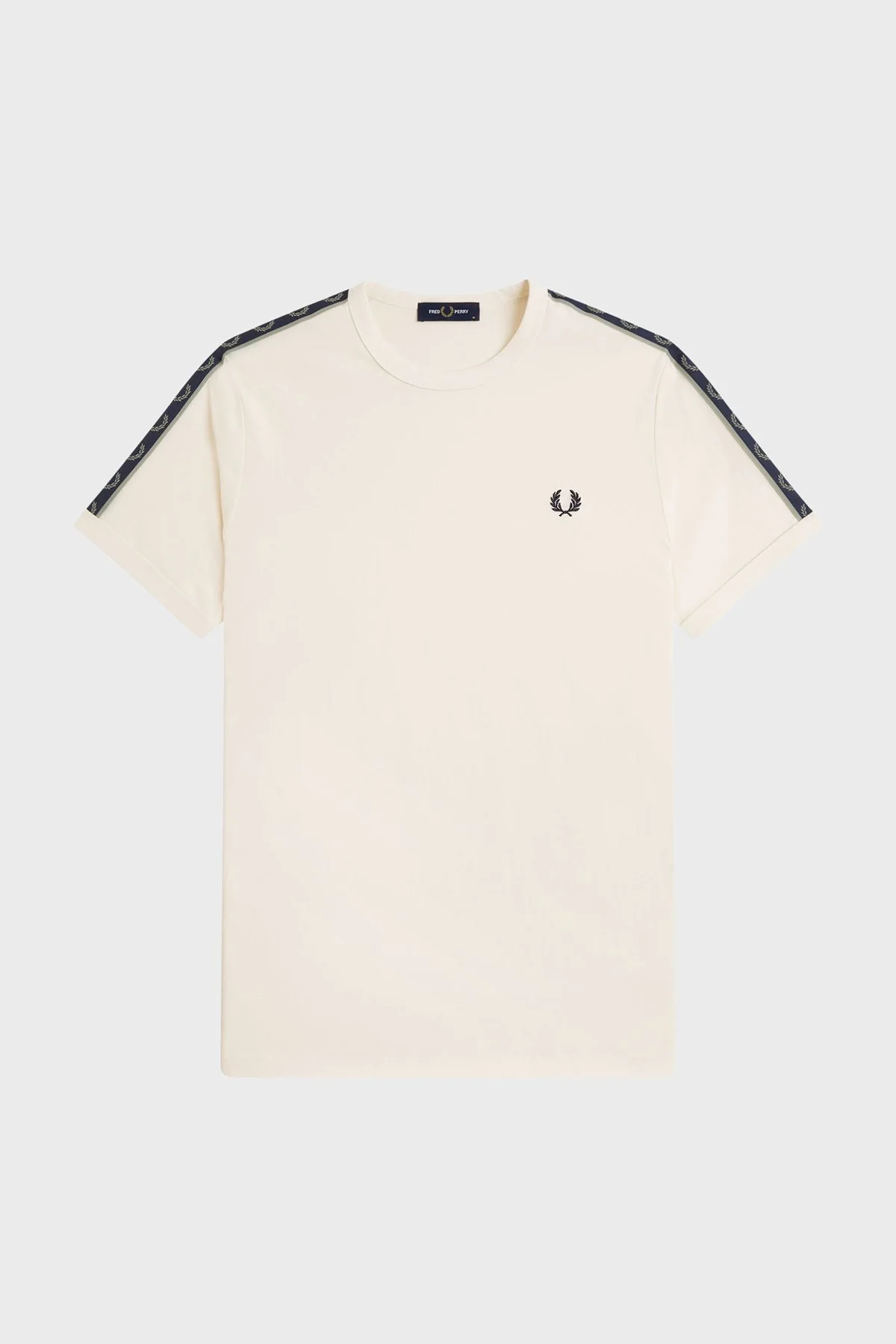 Fred Perry Erkek T Shirt M4613 30B Ekru - 4