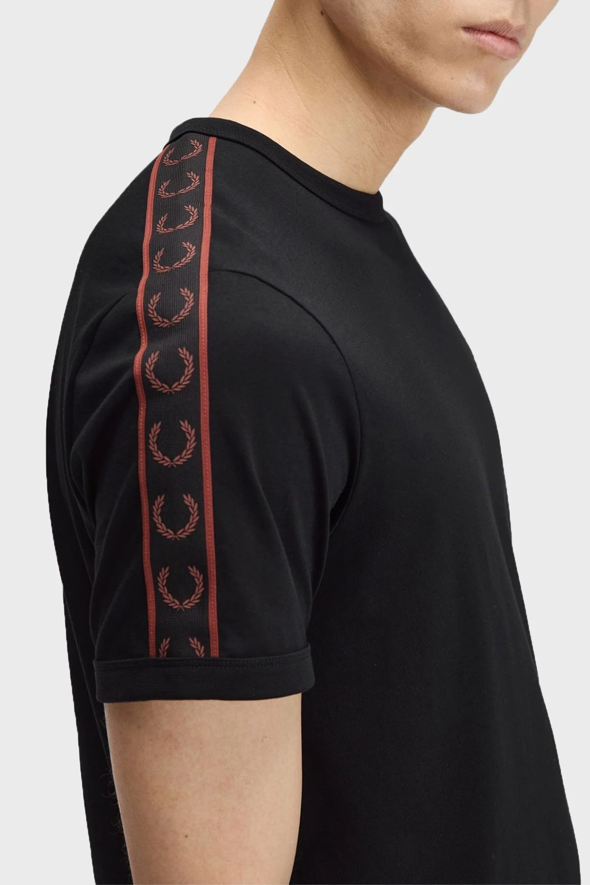 Fred Perry Erkek T Shirt M4613 50C Siyah - 5