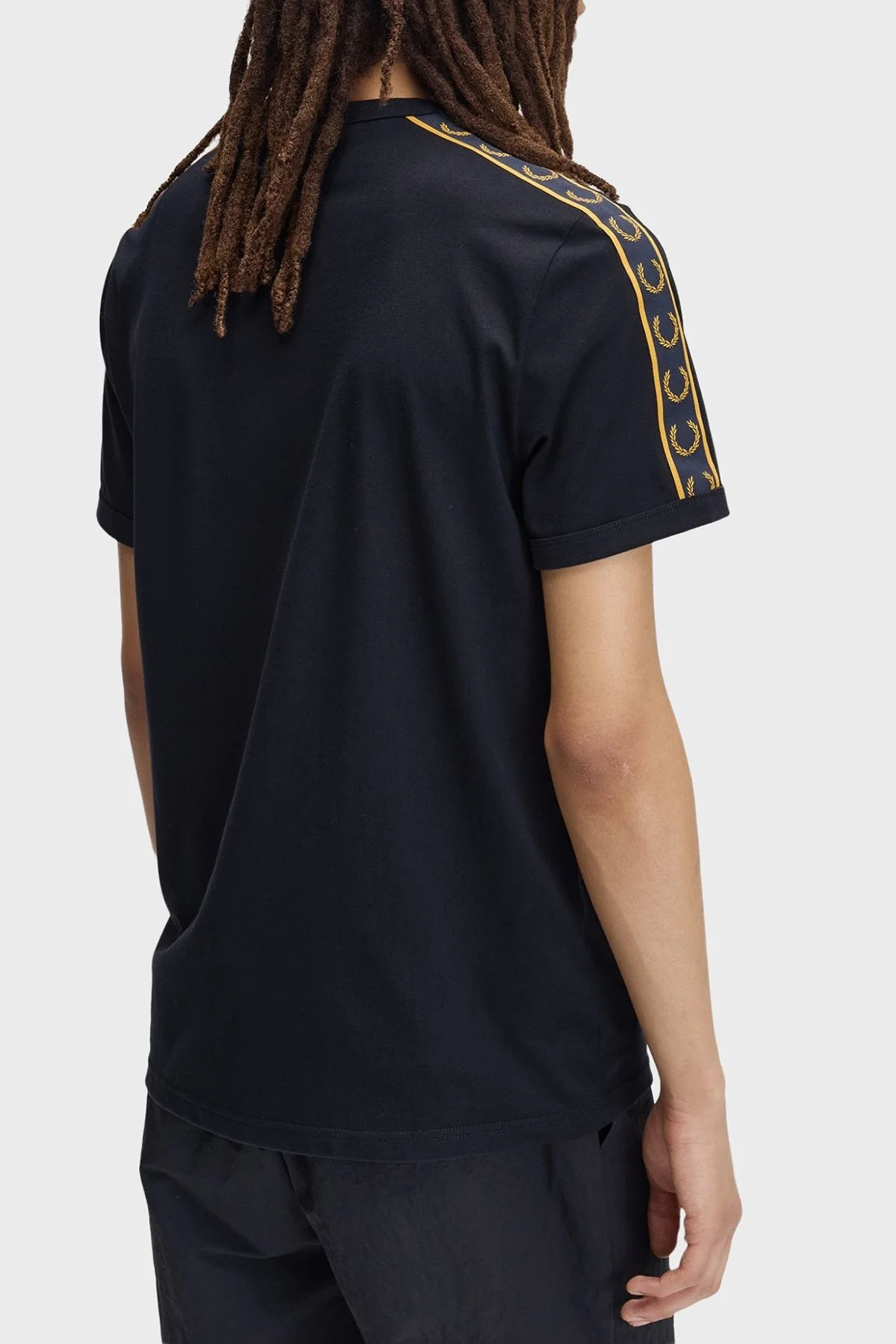 Fred Perry Erkek T Shirt M4613 51C Lacivert - 4