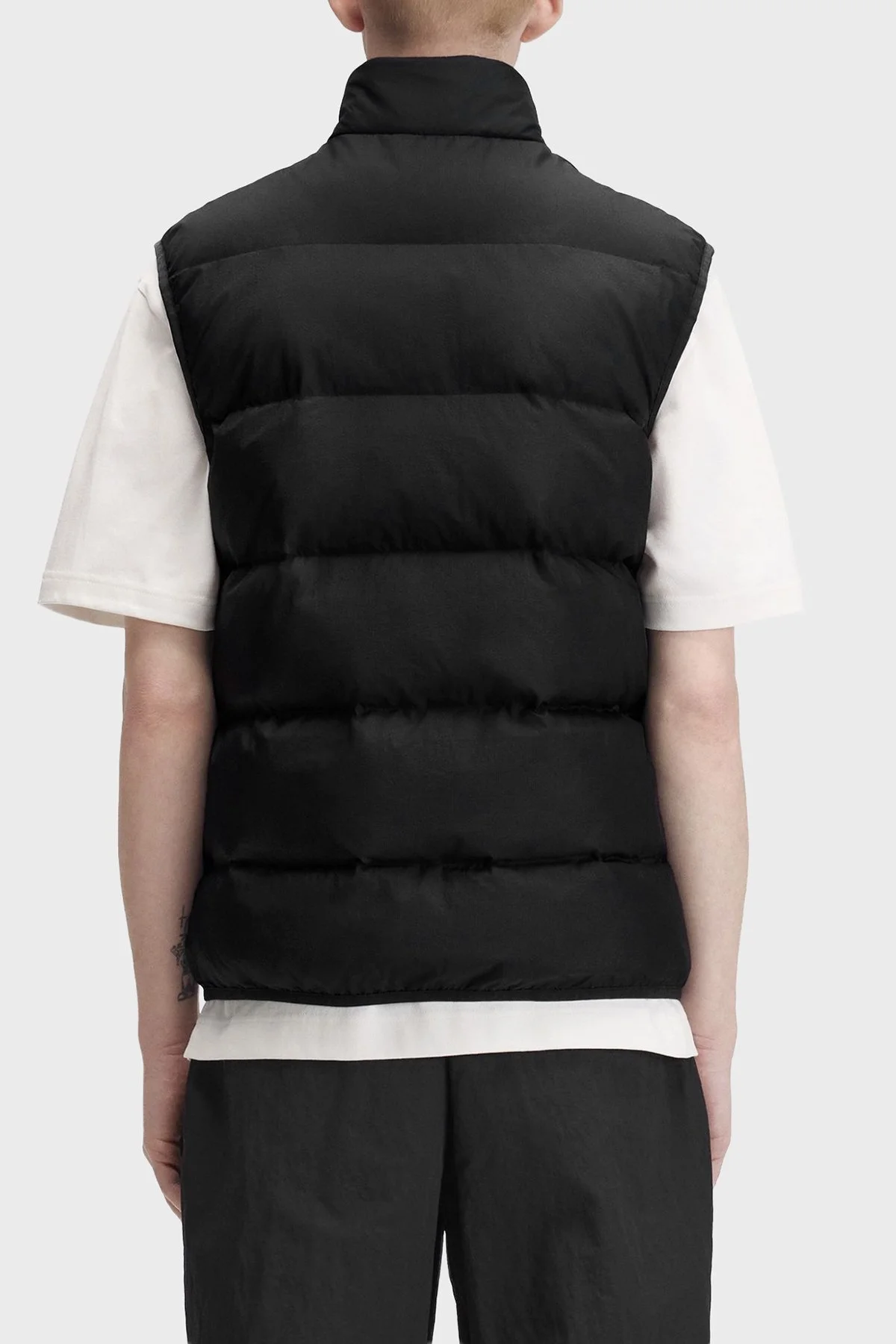 Fred Perry Kapitoneli Regular Fit Dik Yaka Şişme Unisex Yelek J8522 184 Siyah - 8