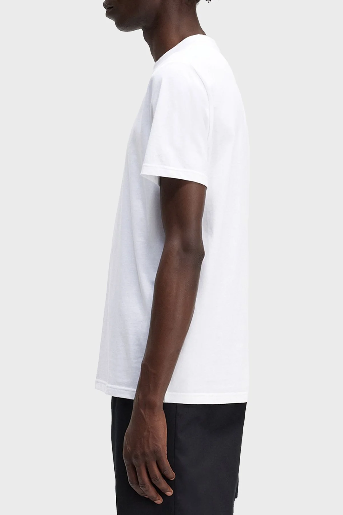 Fred Perry Logo Nakışlı % 100 Pamuk Regular Fit Bisiklet Yaka Erkek T Shirt M4580 100 BEYAZ - 3