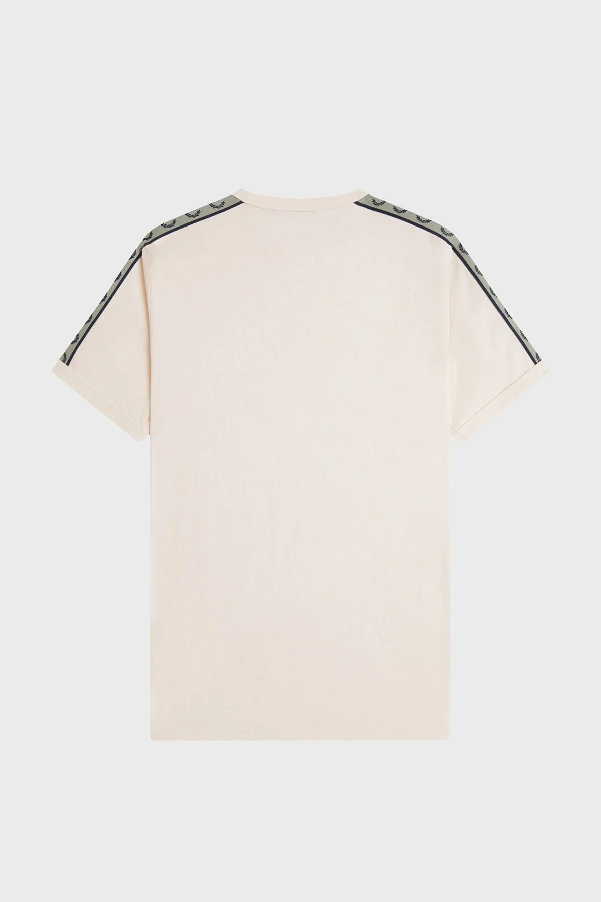 Fred Perry Logolu % 100 Pamuk Bisiklet Yaka Erkek T Shirt M4613 28B EKRU - 6