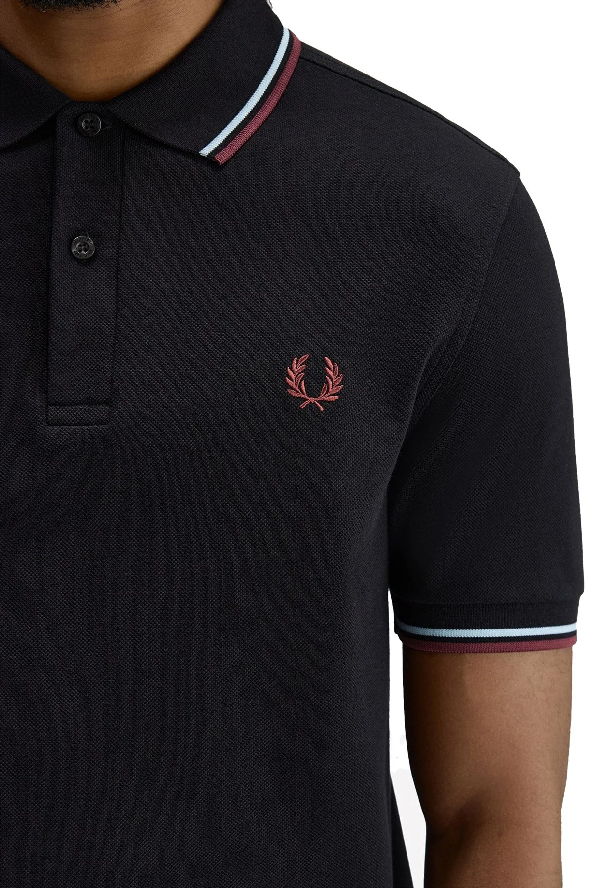 Fred Perry Logolu % 100 Pamuk Regular Fit Düğmeli Erkek Polo M3600P 10B LACİVERT - 4