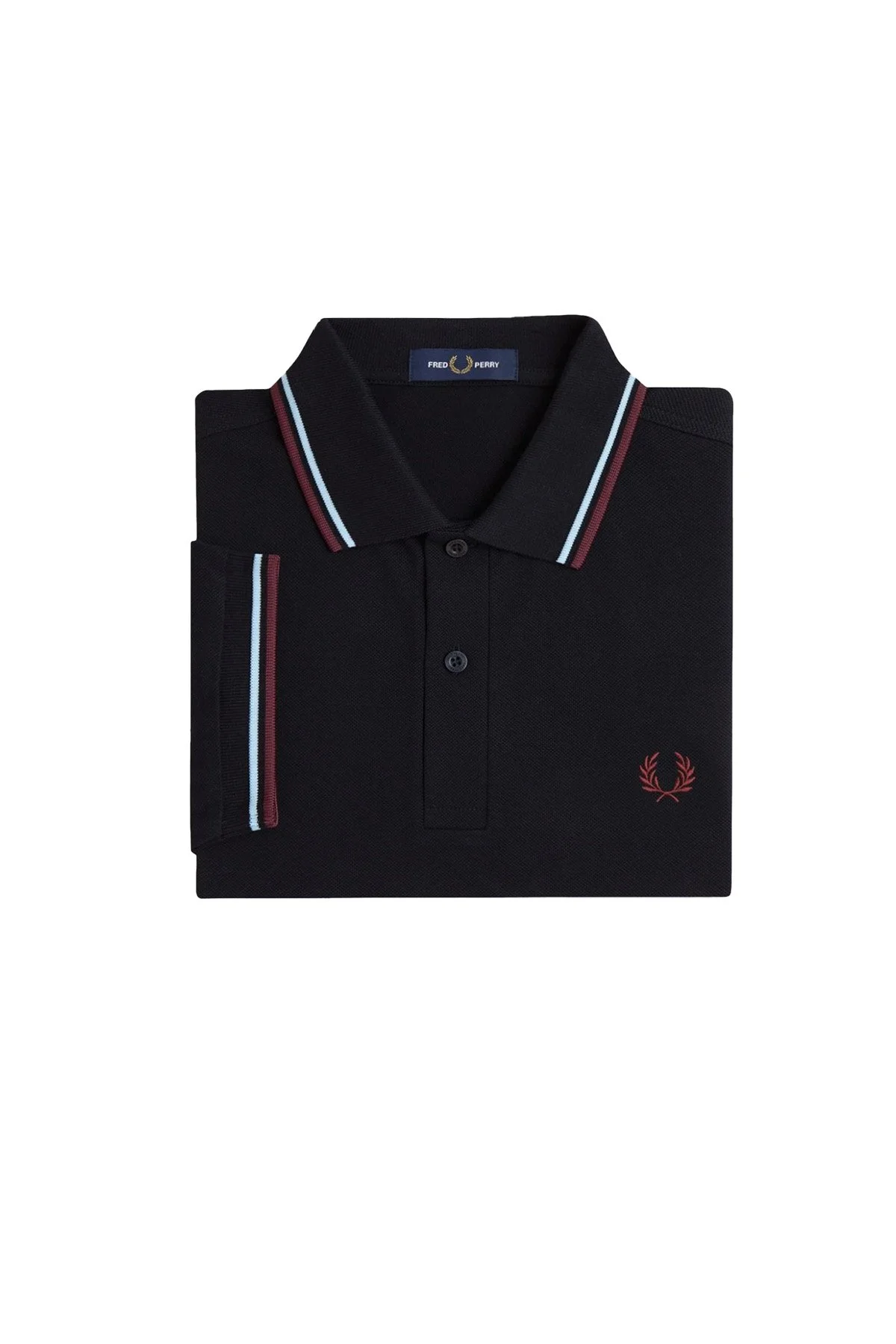 Fred Perry Logolu % 100 Pamuk Regular Fit Düğmeli Erkek Polo M3600P 10B LACİVERT - 5