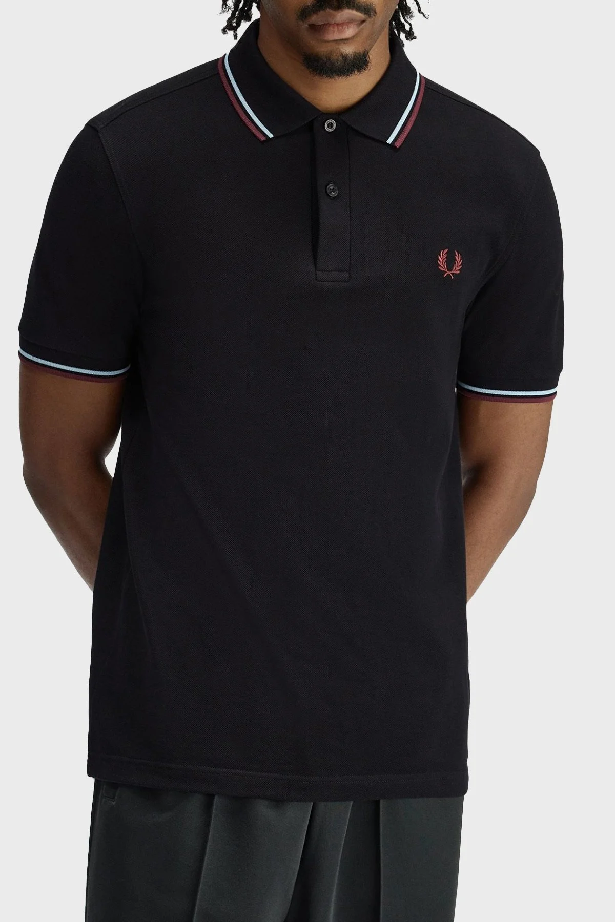 Fred Perry Logolu % 100 Pamuk Regular Fit Düğmeli Erkek Polo M3600P 10B Lacivert - 3