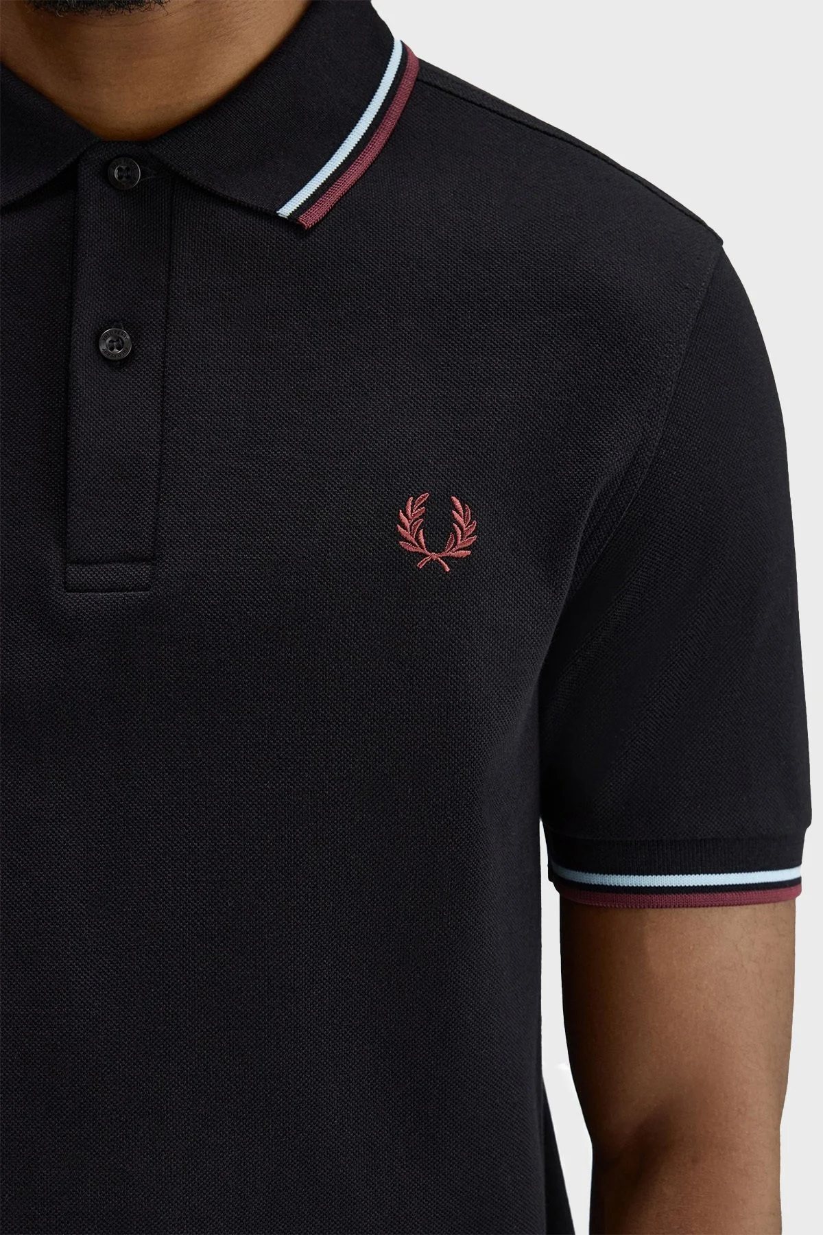 Fred Perry Logolu % 100 Pamuk Regular Fit Düğmeli Erkek Polo M3600P 10B Lacivert - 4